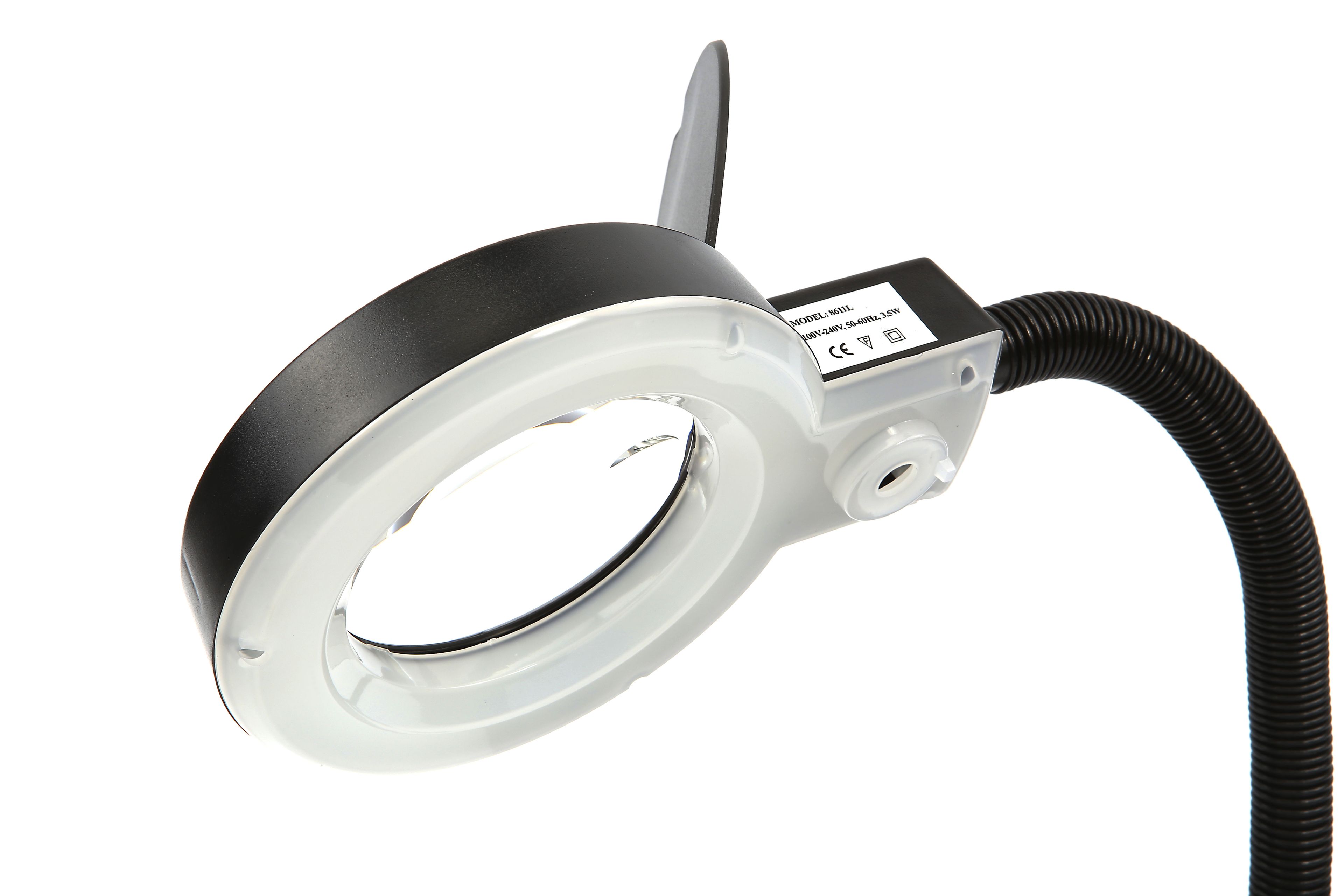 Lámpara lupa ajustable HBM con iluminación LED PEQUEÑA - NEGRO Image 2