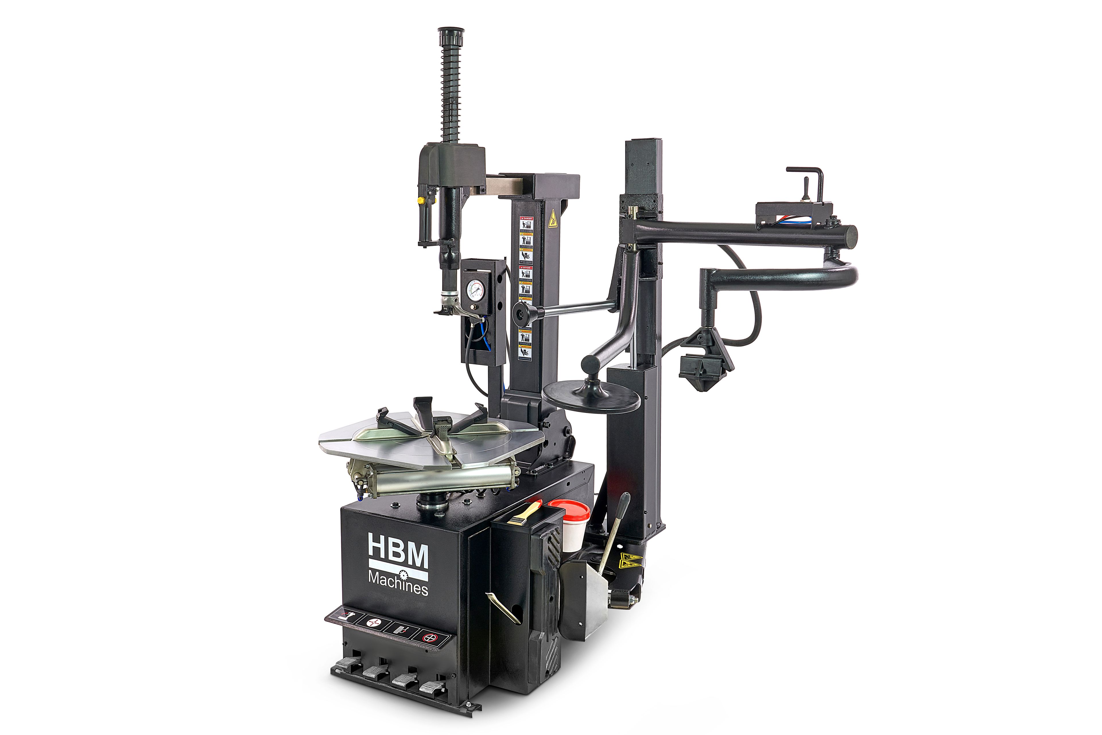 HBM bandendemonteermachine met hulparm
