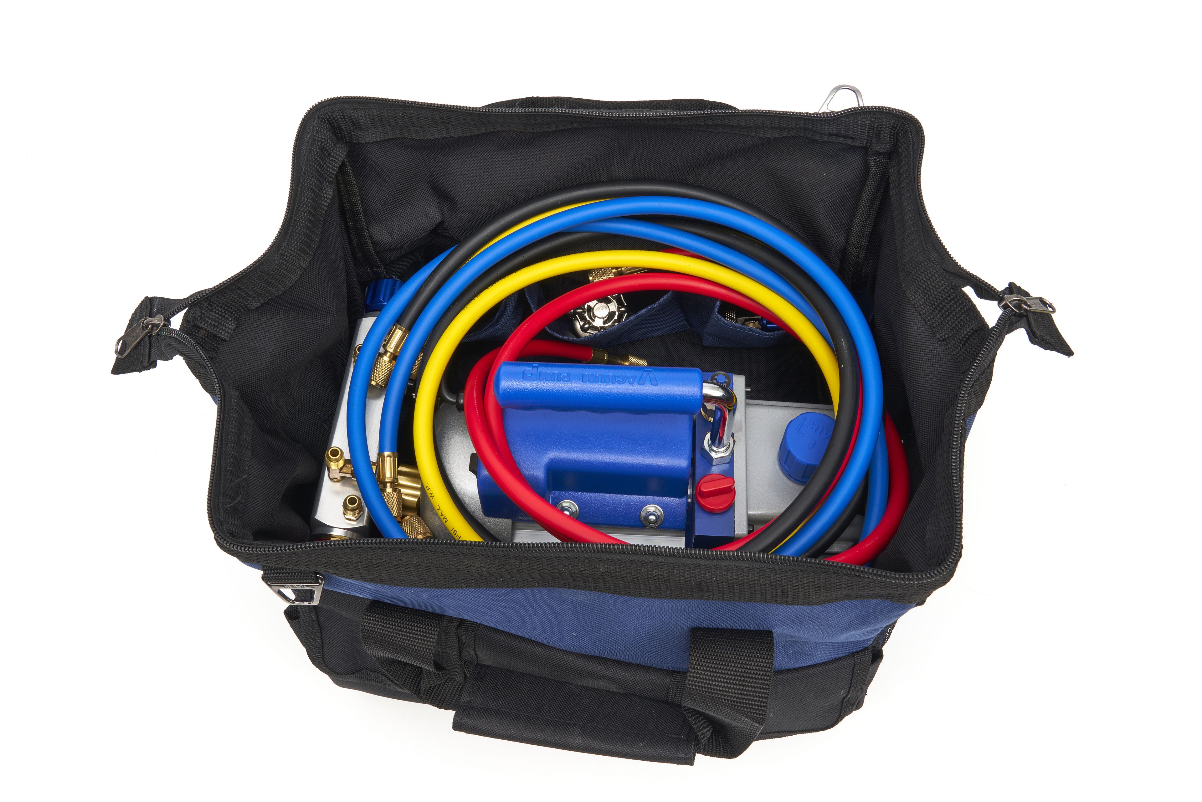 HBM Vacuümpomp 1 Traps met 2 Voudige Manometerset 85 Liter Per Minuut Image 10