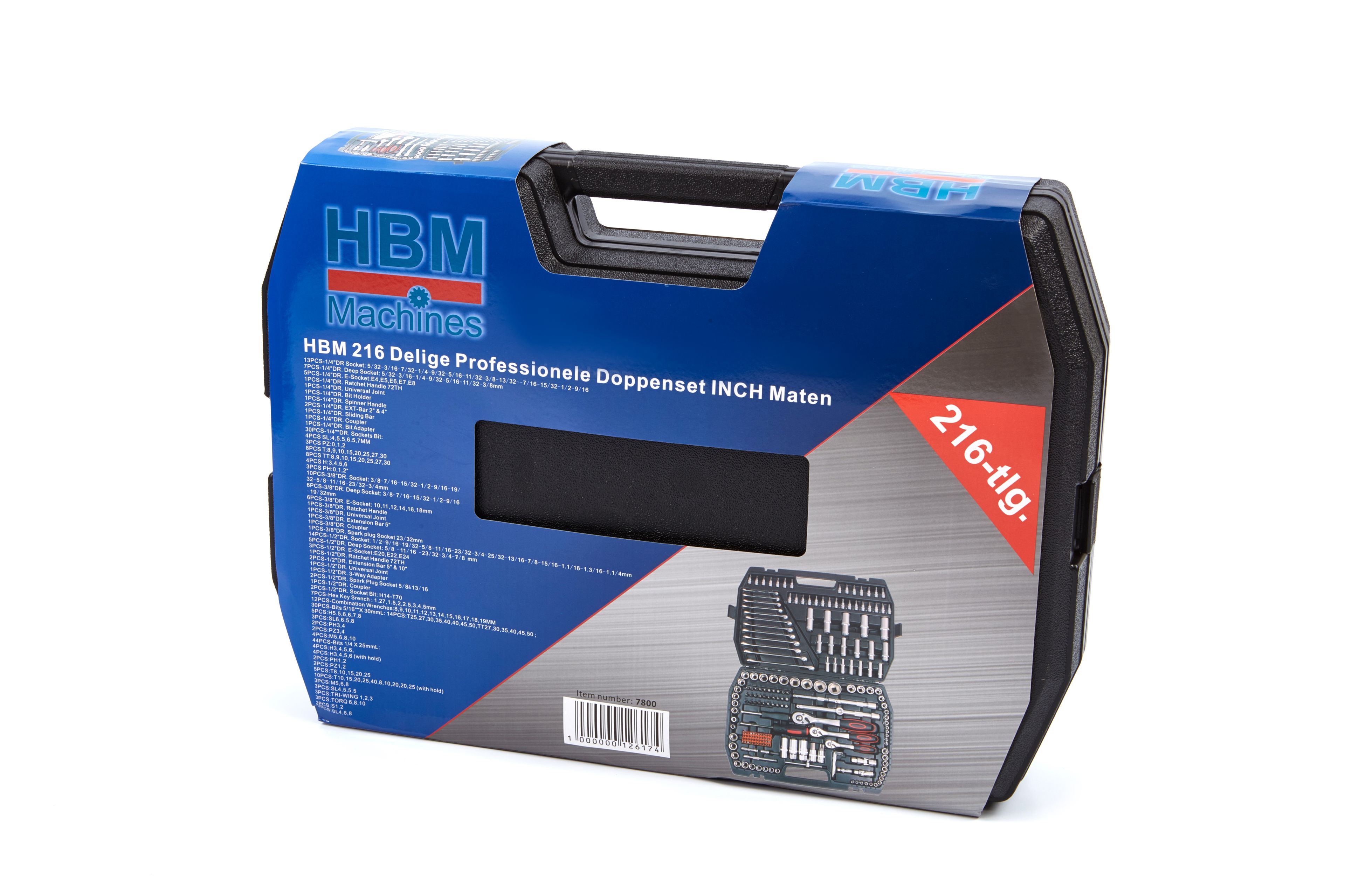 HBM Mallette de douilles de 216 pièces Image 6