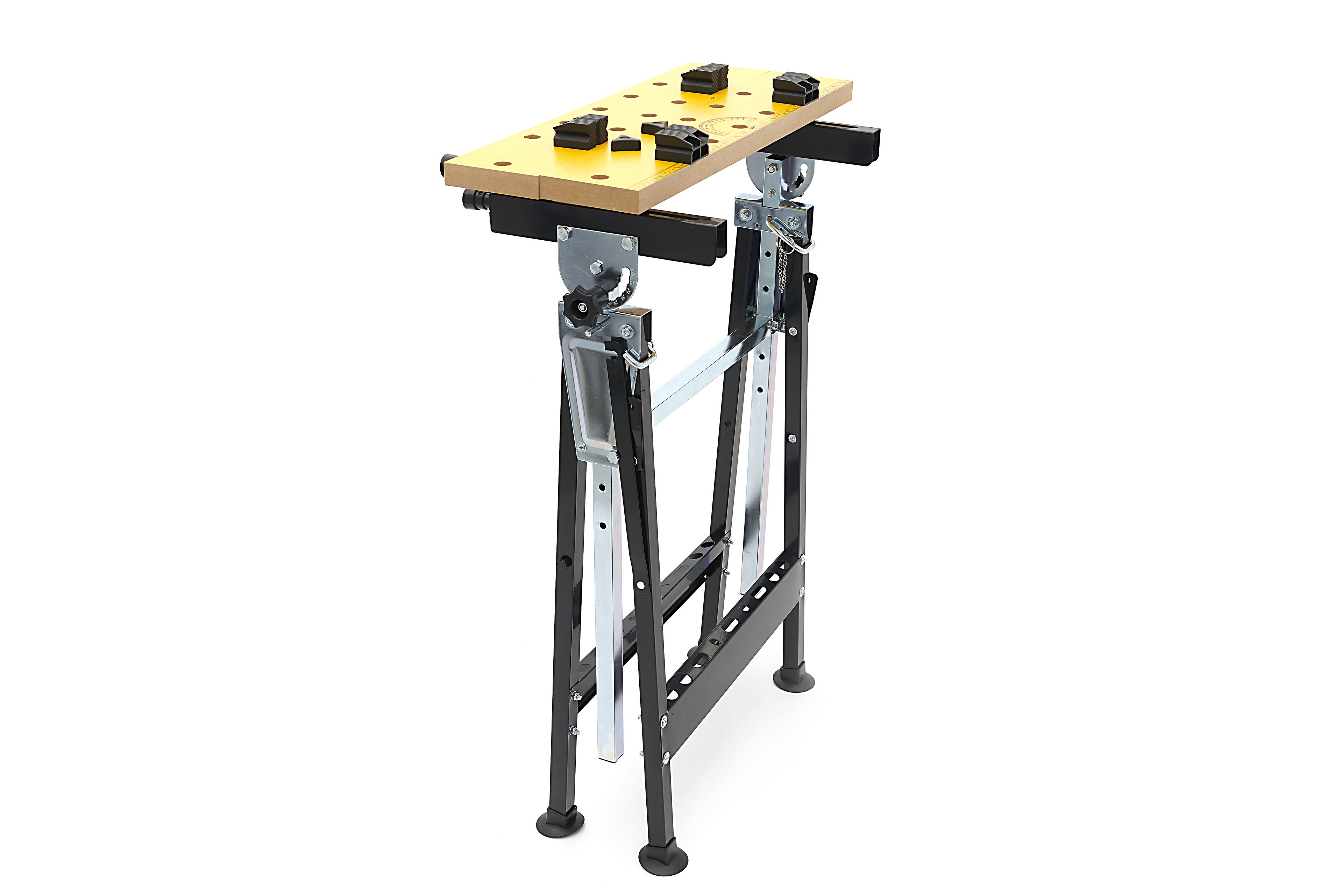 Banco de trabajo portátil HBM con superficie de trabajo ajustable en altura y tiltable Image 12