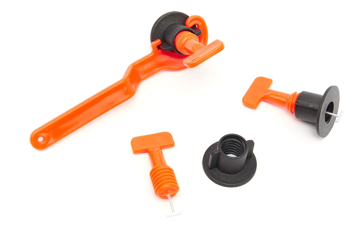 HBM Juego de accesorios para nivelar azulejos, 50 piezas