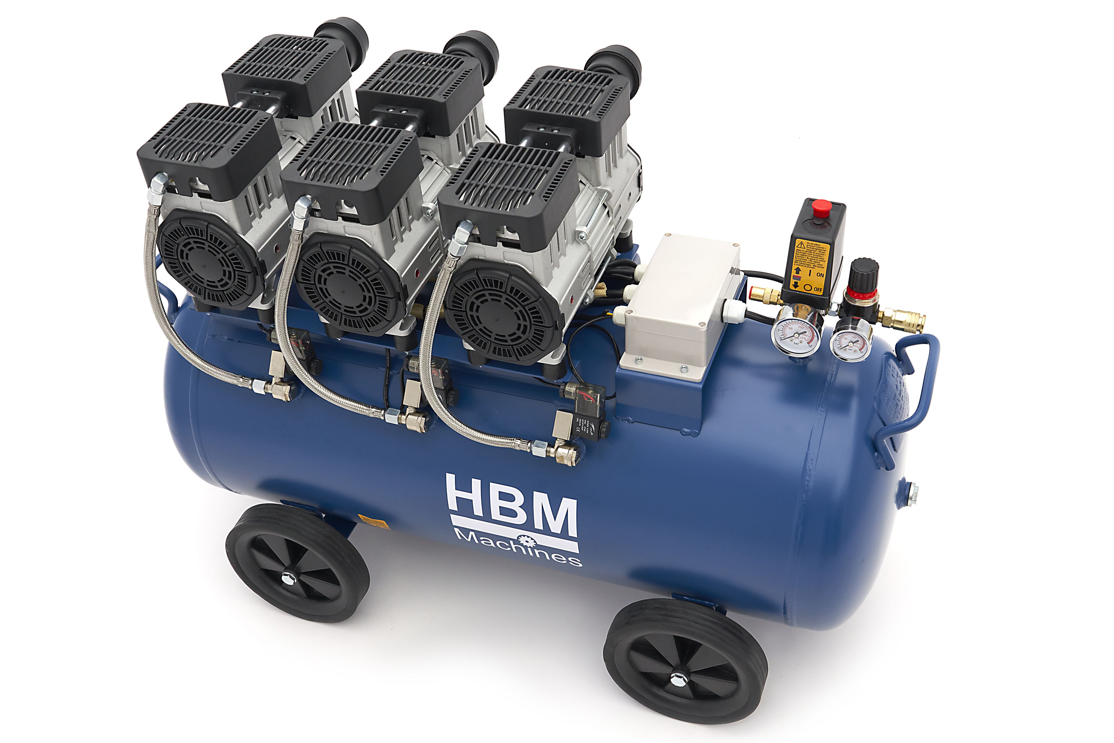 HBM Compresseur silencieux sans huile 90 litres Image 10