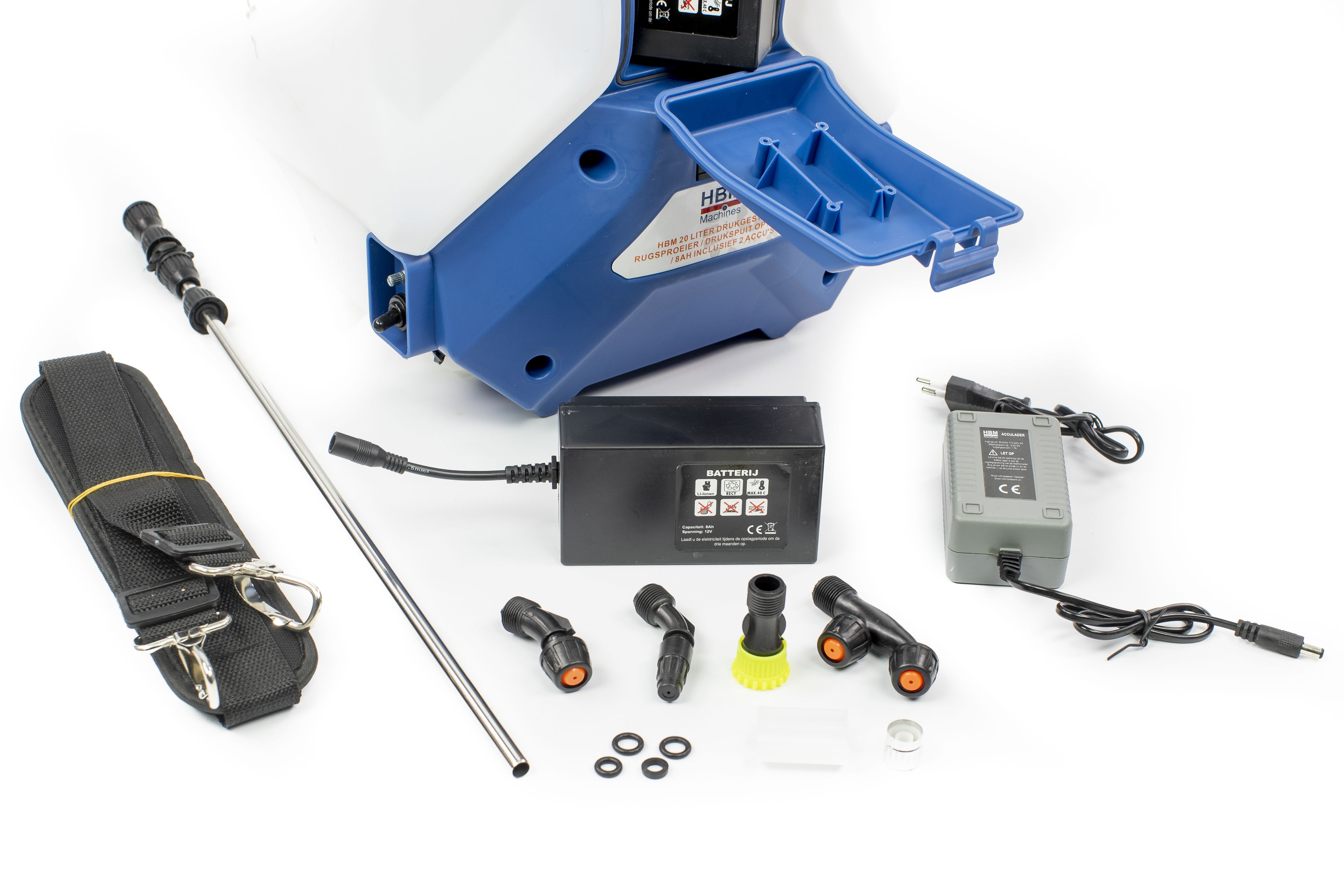 HBM 20 Liter Drukgestuurde Rugsproeier / Drukspuit op Accu 12-V / 8Ah inclusief 2 Accu's Image 7