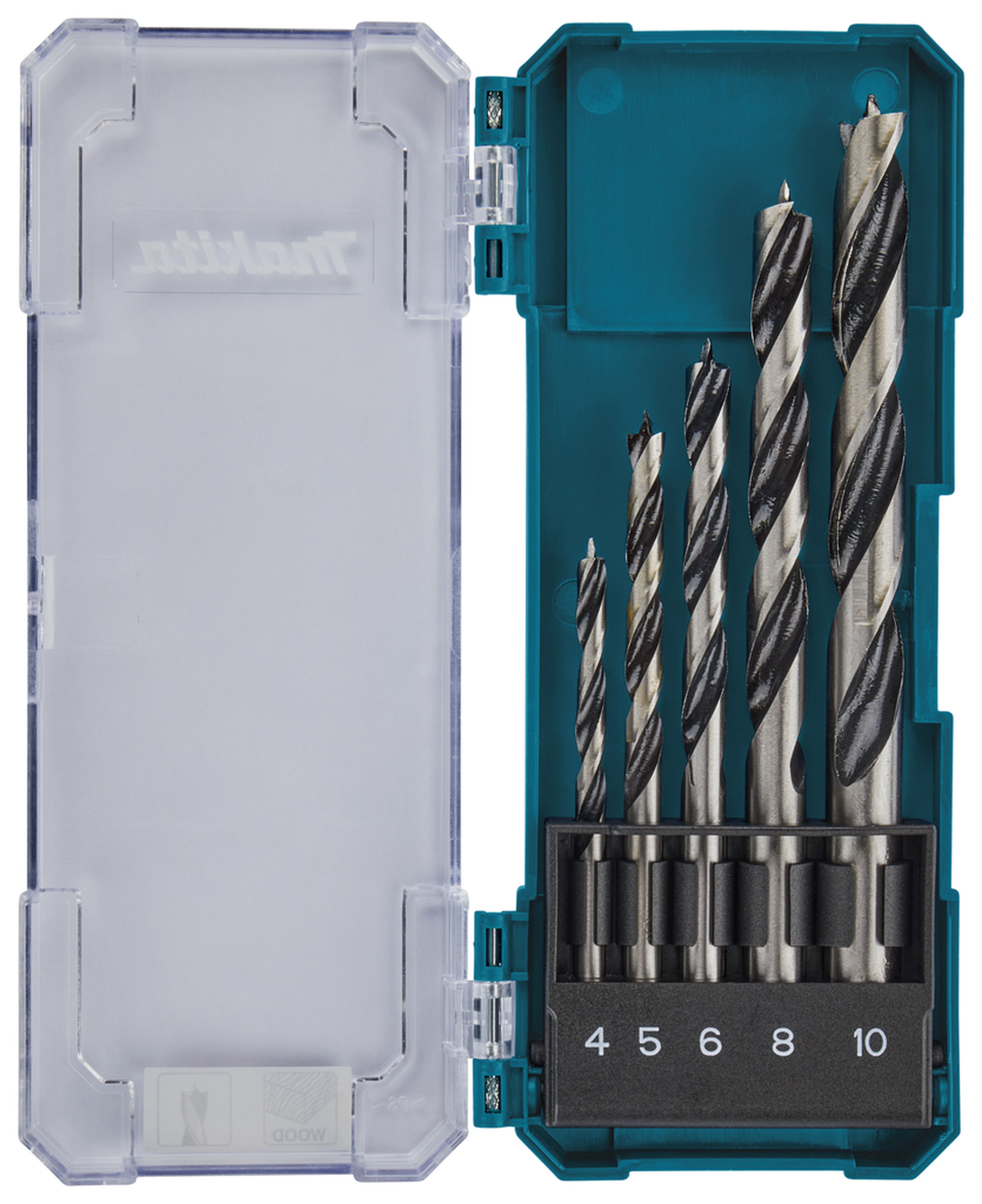 Set di perforazione in legno Makita 5 pezzi D-72861 Image 2