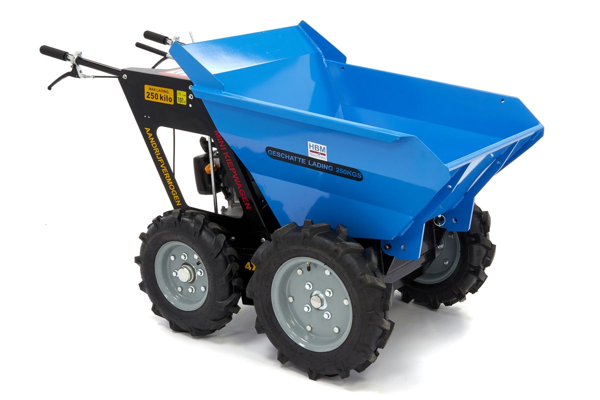 HBM 250 KG Mini-Dumper mit Kippschaufel 6,5 PS - 196cc