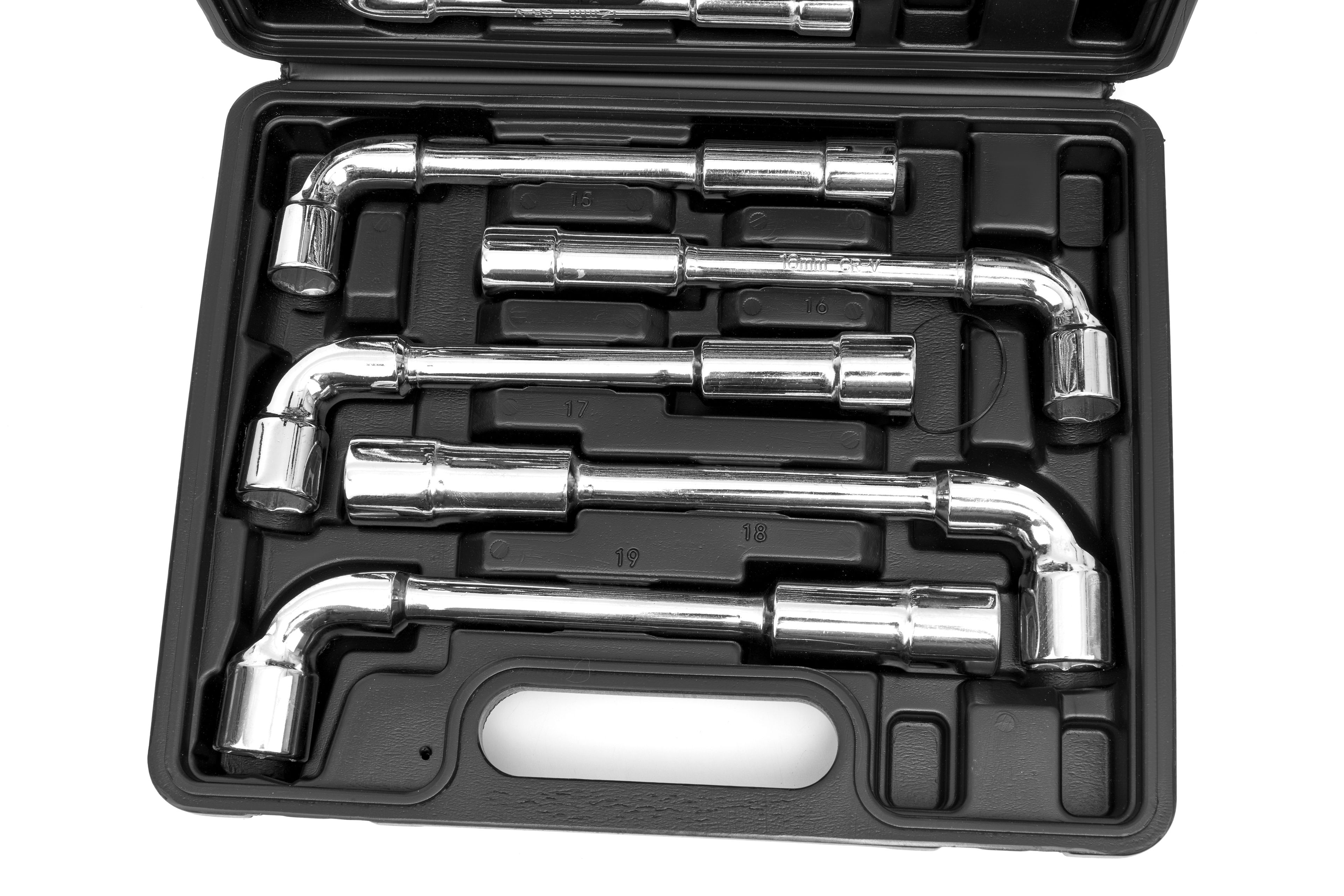 HBM 14 Delige Haakse, Open Pijpsleutelset Image 5