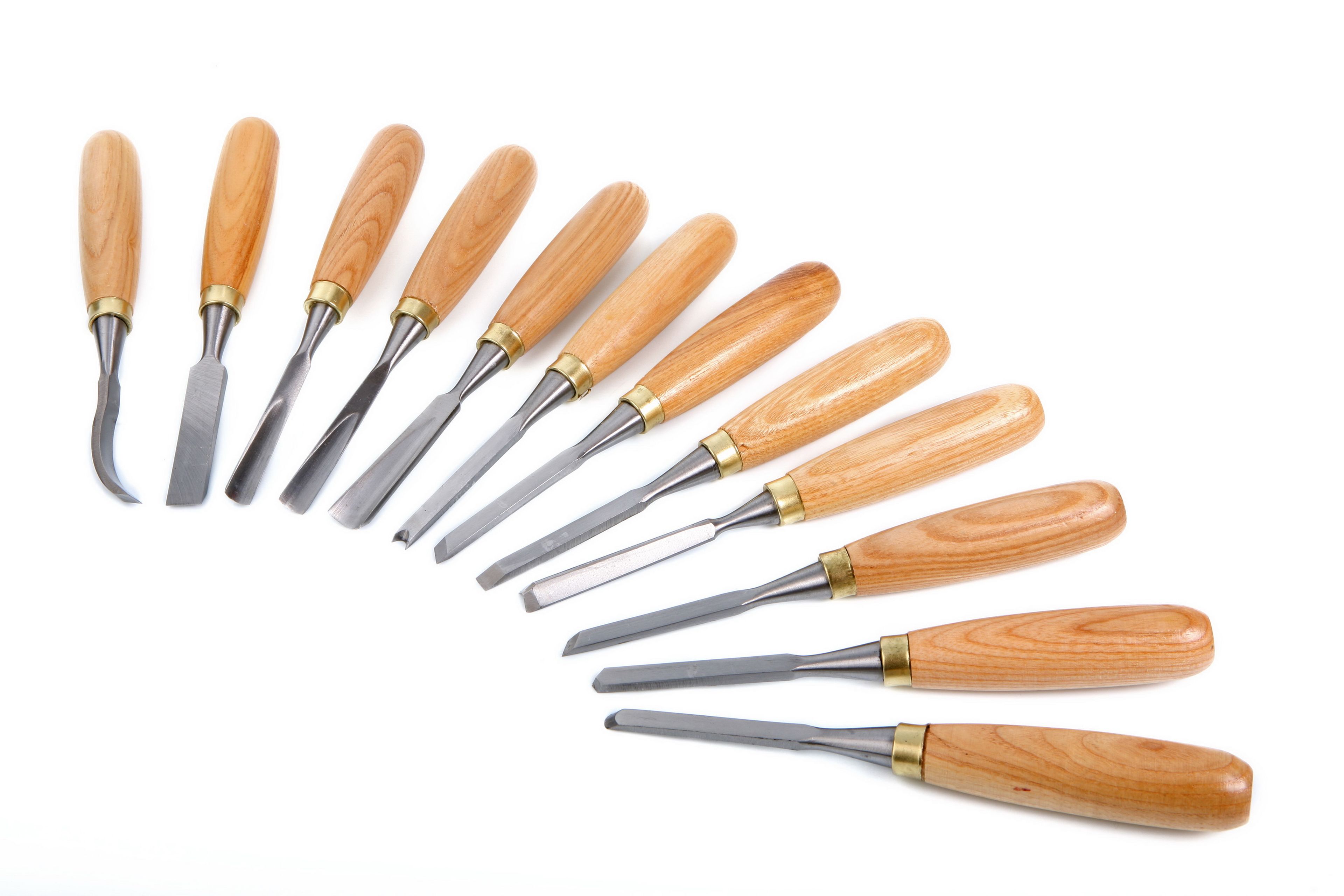 HBM Set de 12 pièces pour la sculpture sur bois