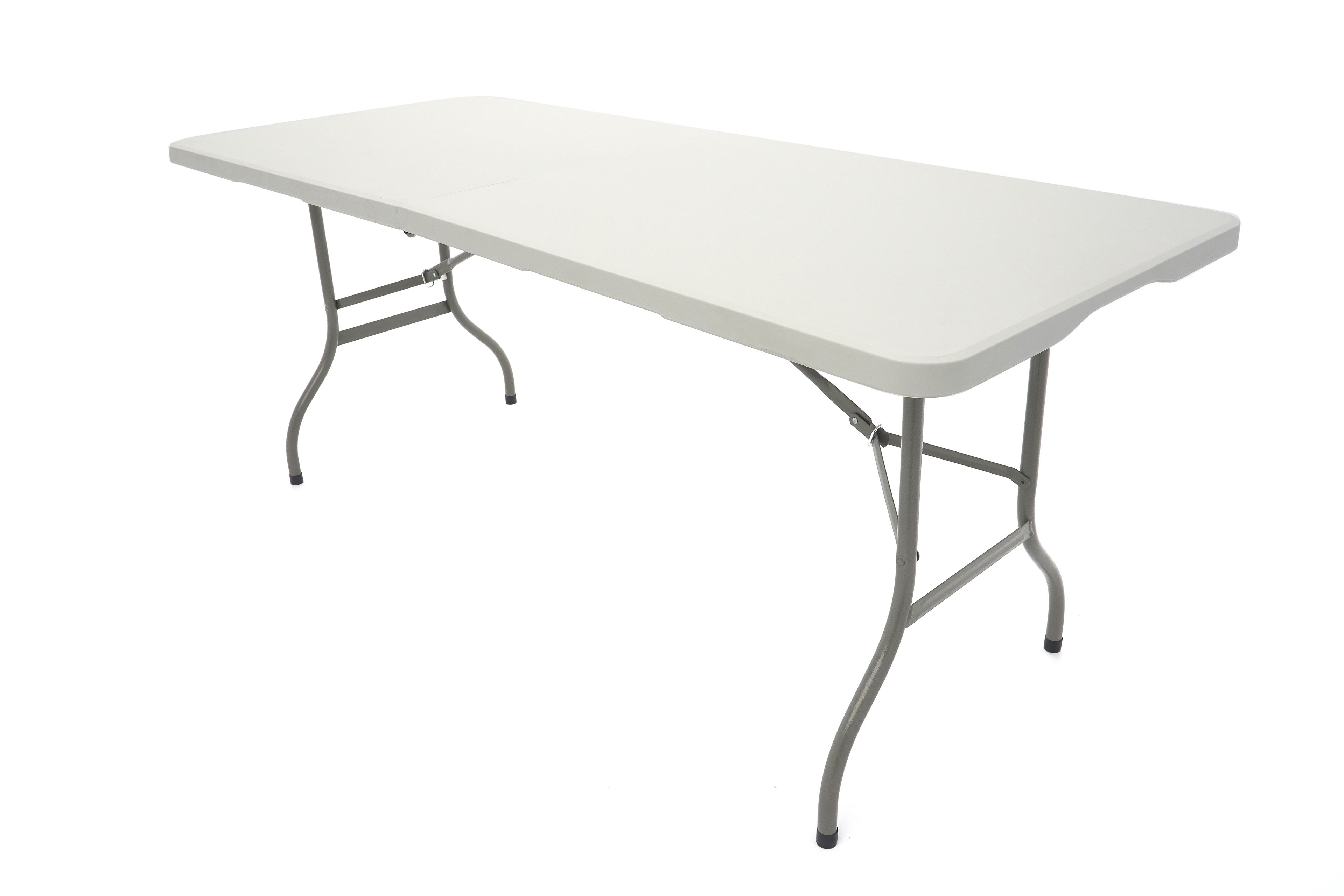 Erro Tavolo Pieghevole in PVC - 180 cm - Bianco