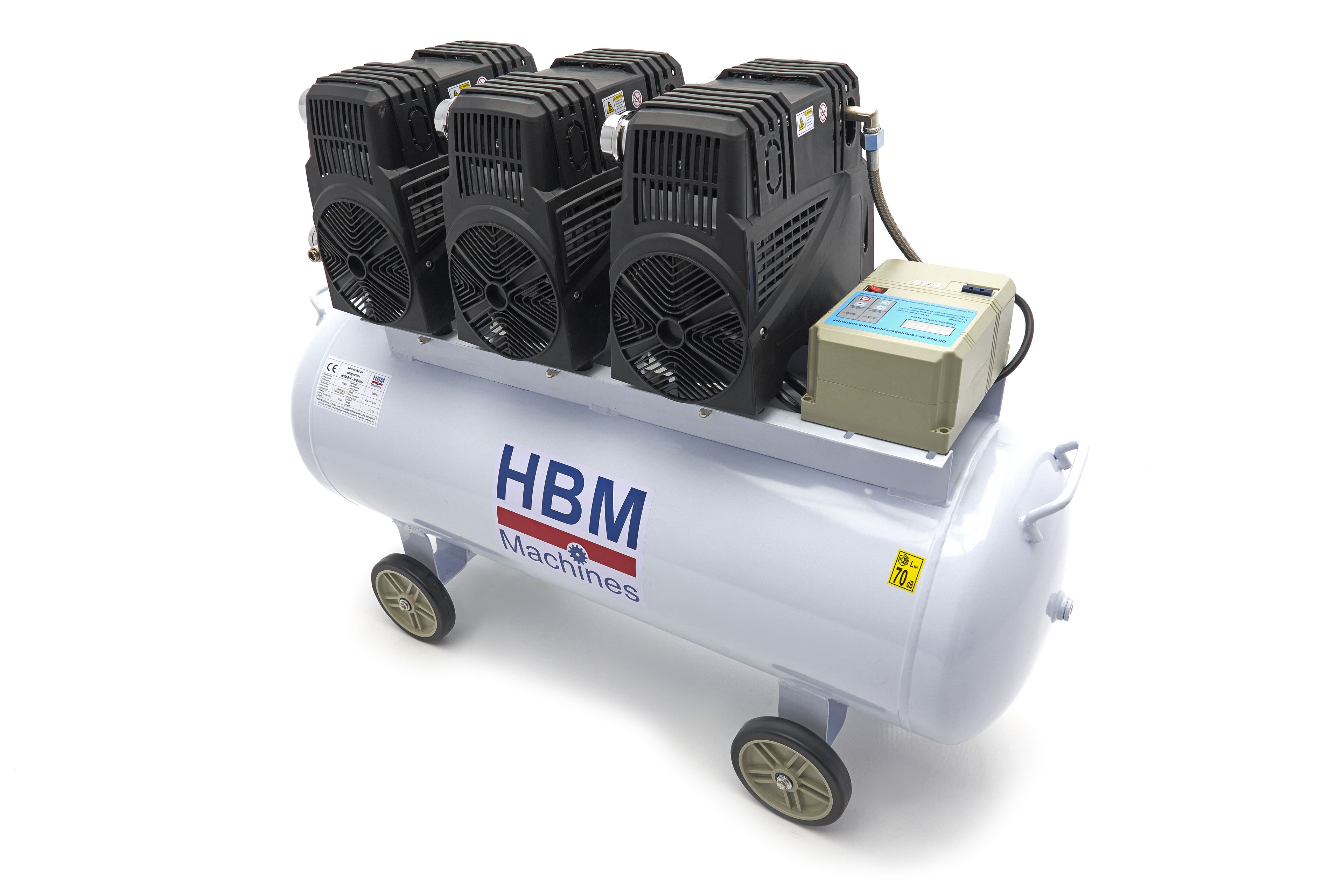 HBM 6 PK - 150 Liter Low Noise Compressor - Model 2 Image 6