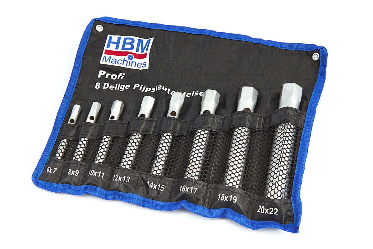 Set de llaves de tubo HBM Profi de 8 piezas