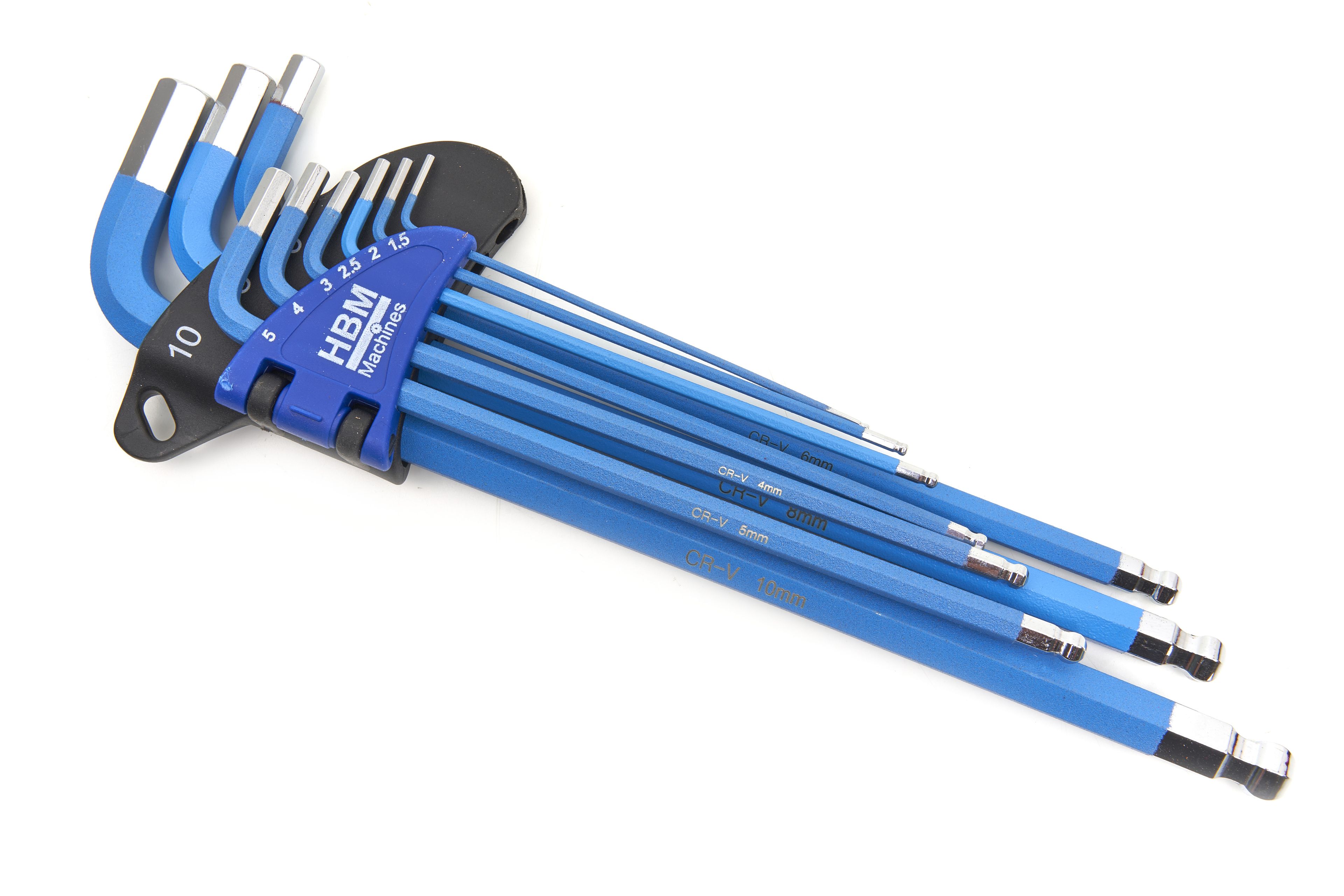 HBM Ensemble de clés Allen professionnelles 36 pièces MM, INCH, TORX Image 3