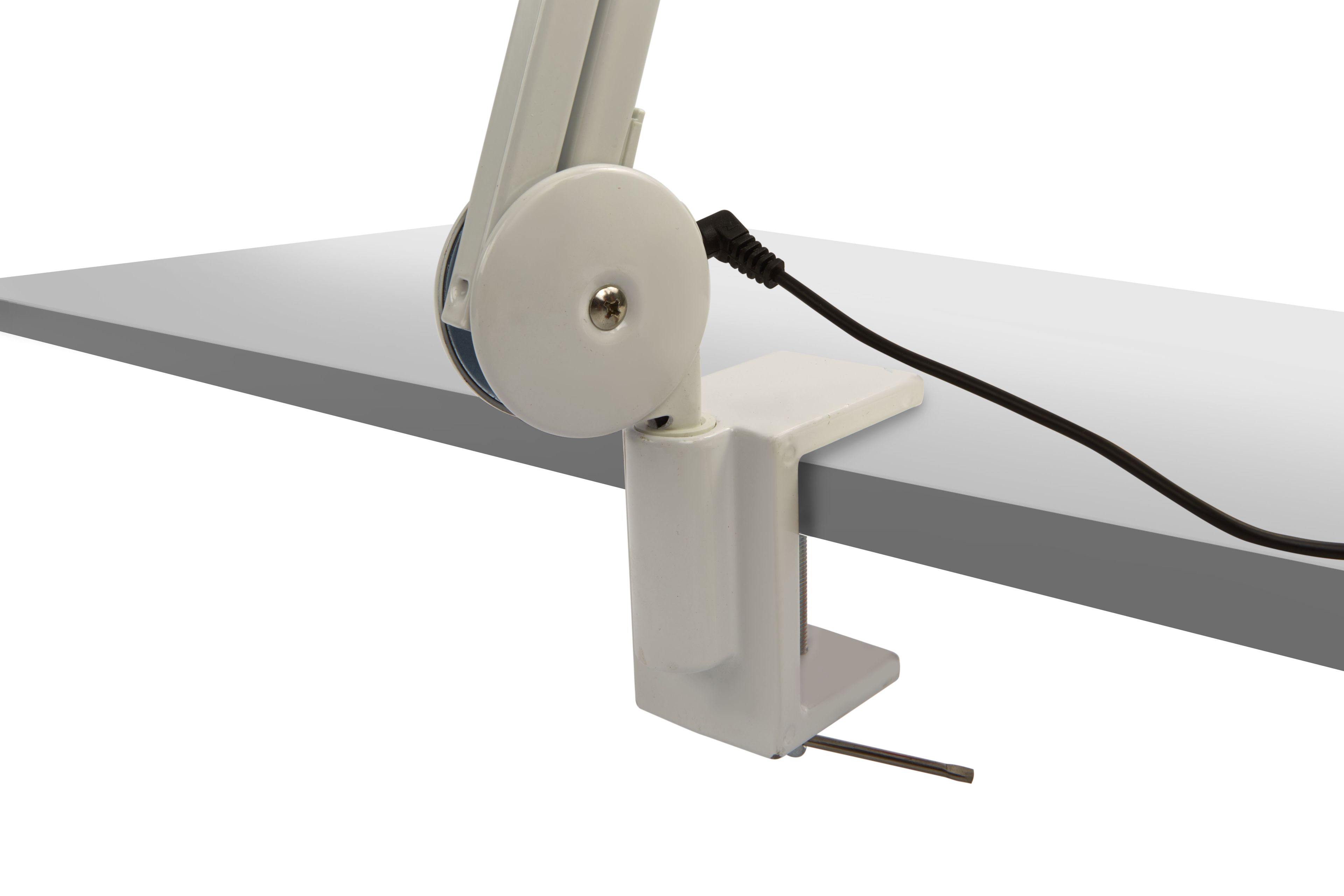 HBM lampe loupe LED réglable 3800 lumens avec variateur et pince de table Image 6