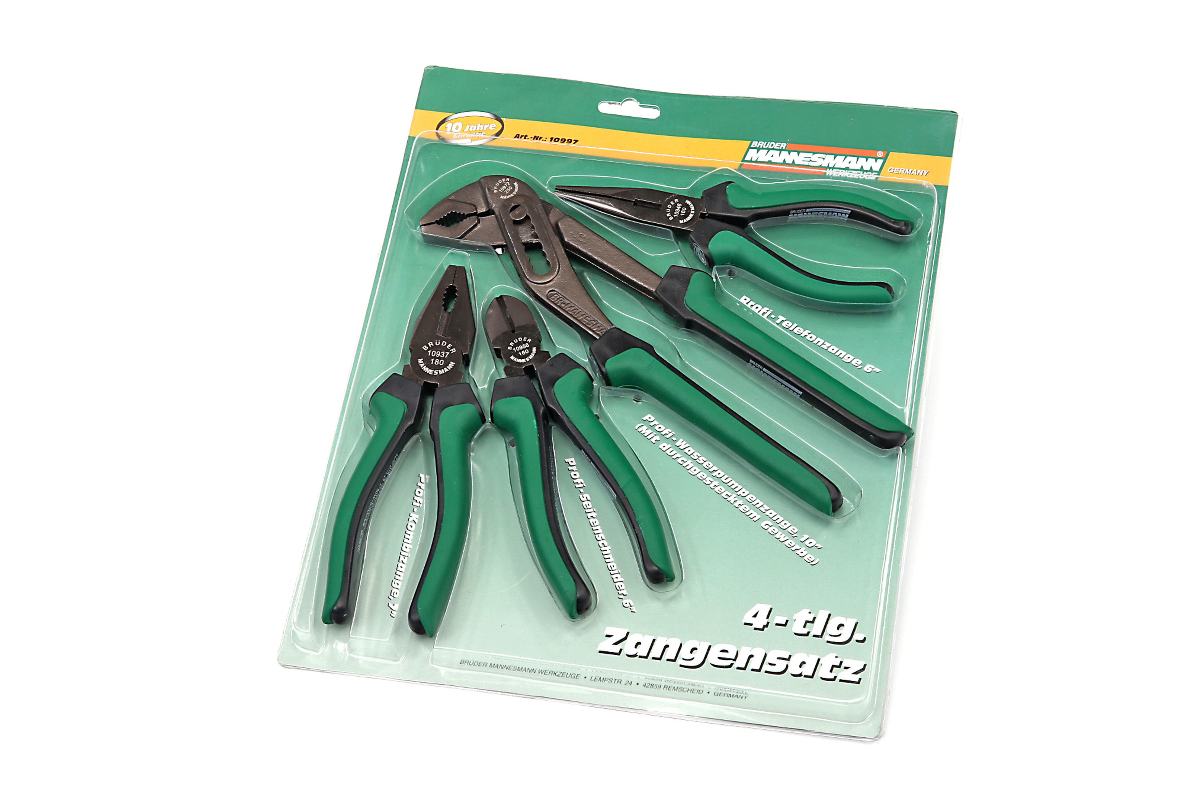 Mannesmann 4 Delige Tangenset - 10997 Image 2