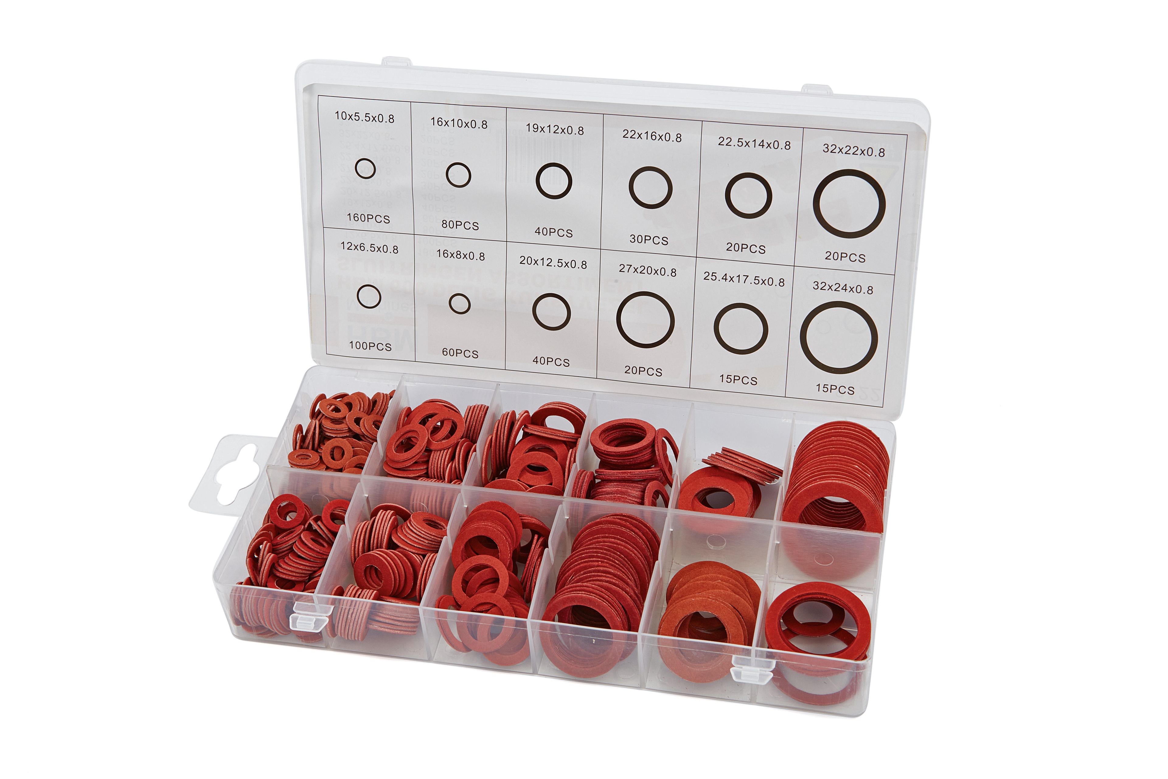 HBM Assortiment de 600 rondelles pour fibres optiques