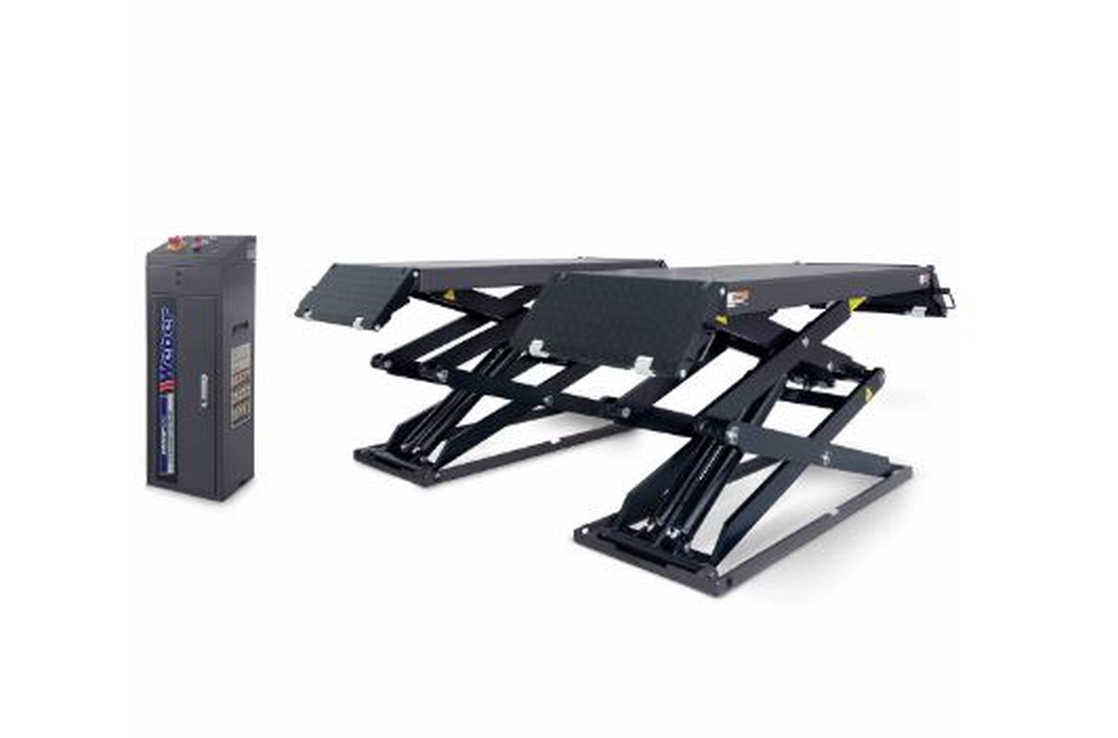 Weber EXPERT DSH-3500 Ponte sollevatore elettrico per lucidatura auto e a forbice, 3,5 tonnellate, 400 Volt