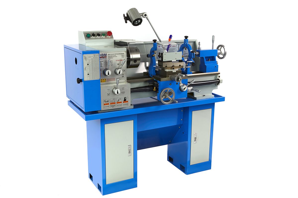 HBM torno para metal 330 x 600 completo