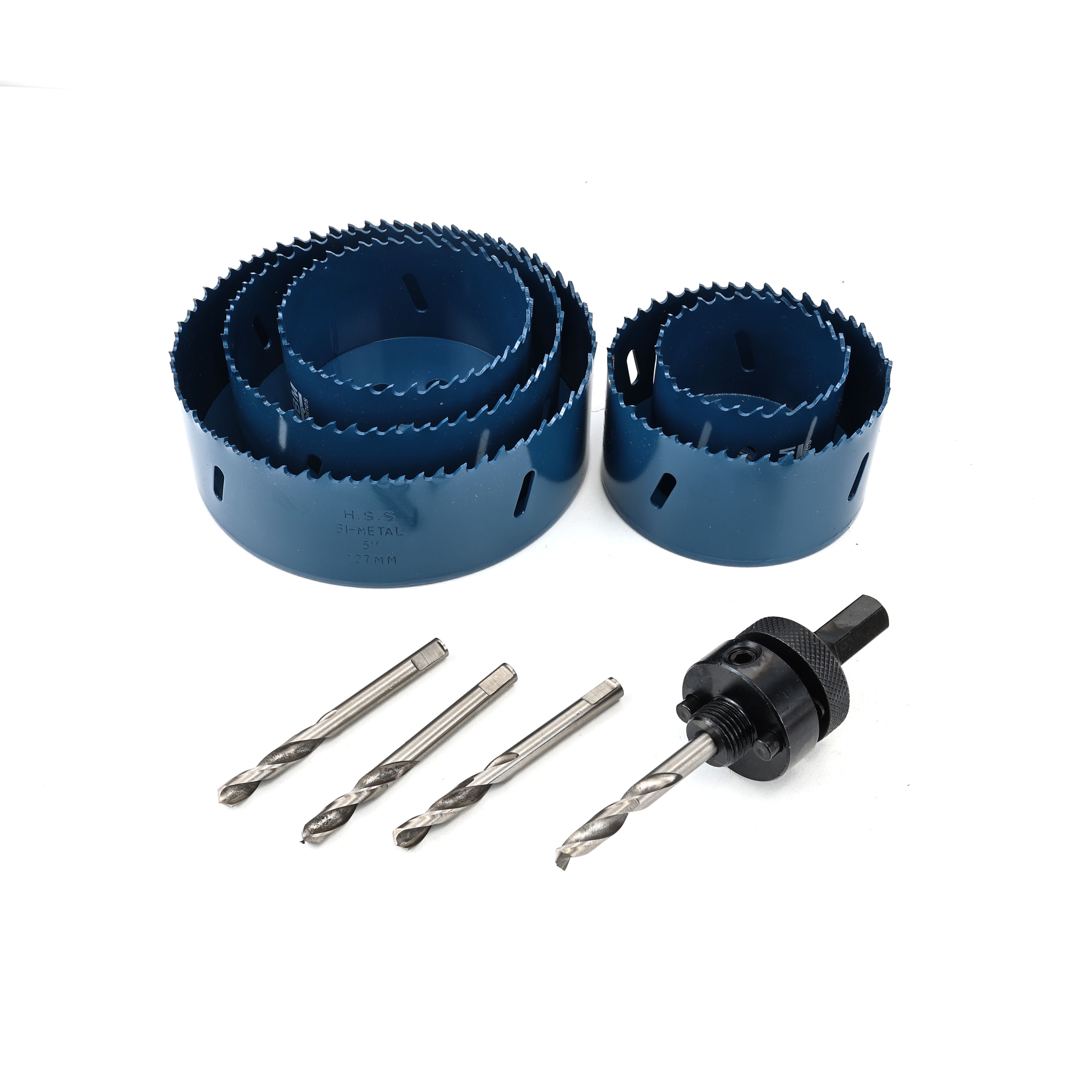 HBM Juego de sierras de corona bimetálicas de 9 piezas, tamaños grandes Image 8