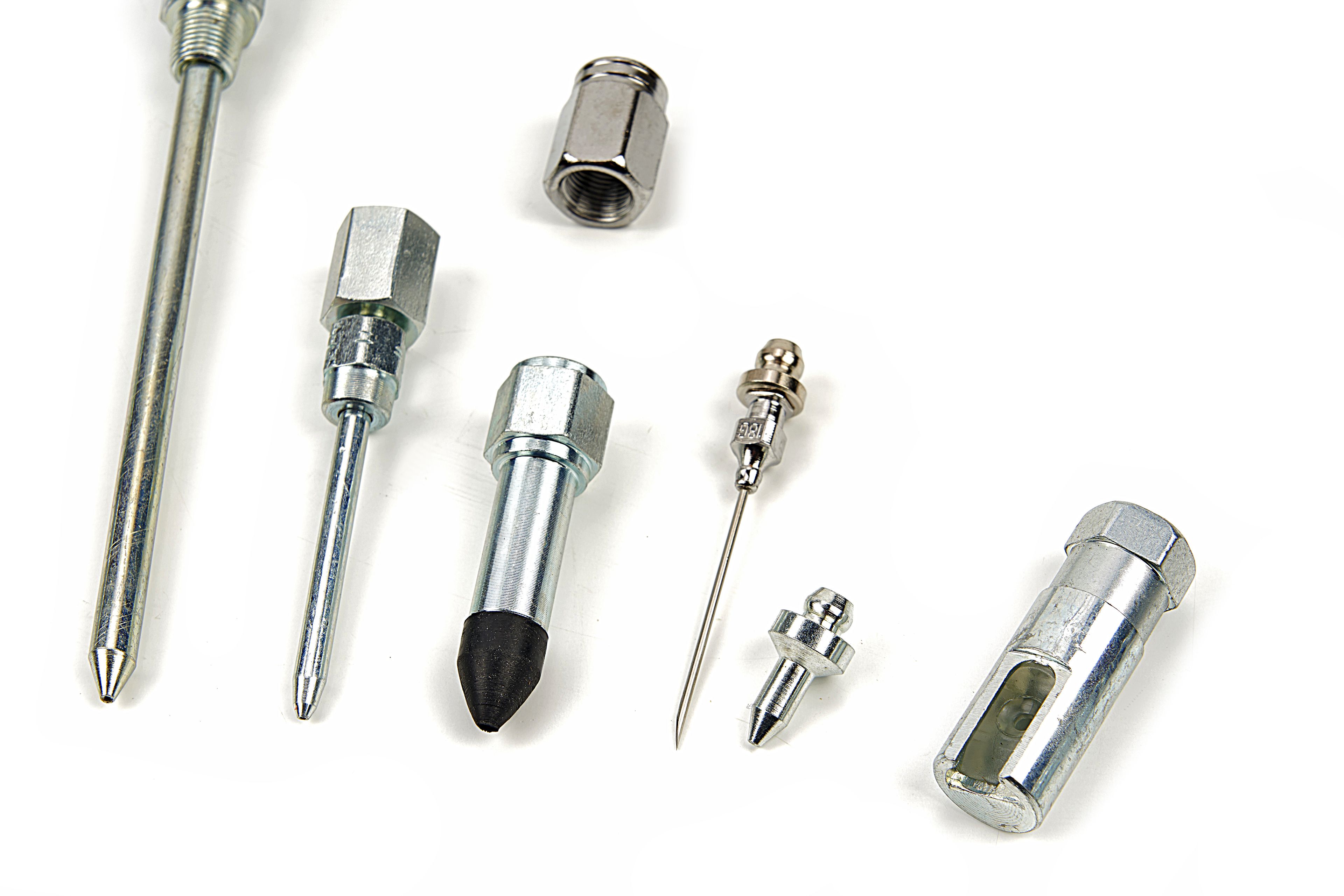 Juego de accesorios universal HBM de 12 piezas para engrasadora Image 5