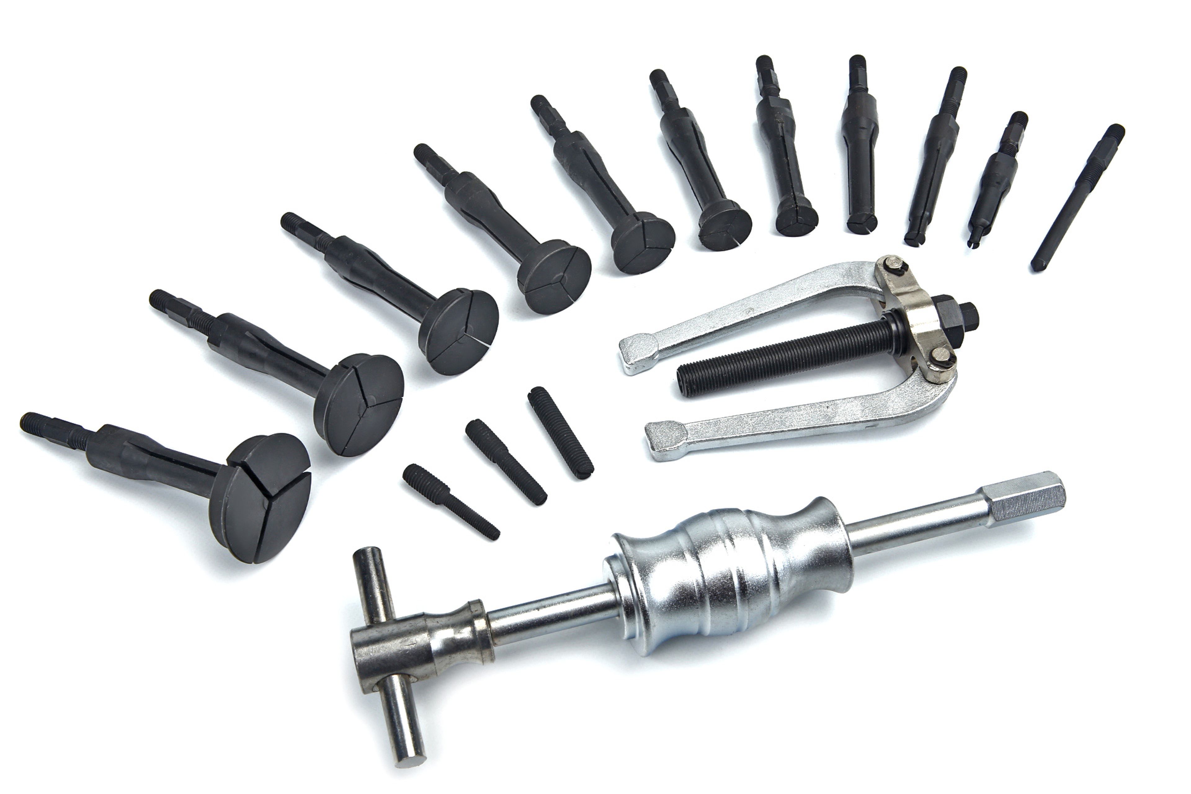 Jeu d'extracteurs de roulements intérieurs HBM (17 pièces) 8 - 58 mm Image 3