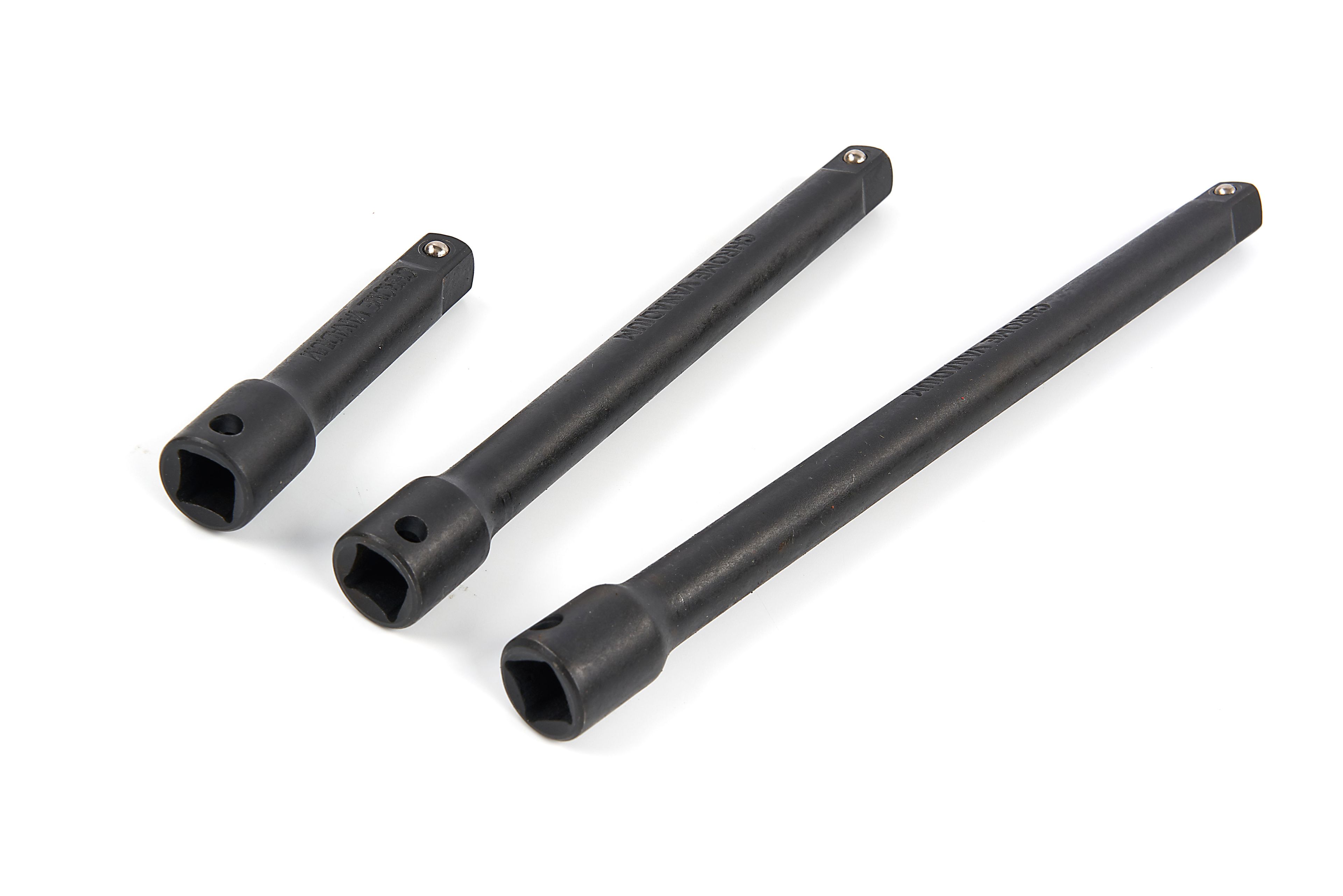 HBM 3-tlg. 3/8 inch-Verlängerungssatz für Steckschlüssel-Einsätze