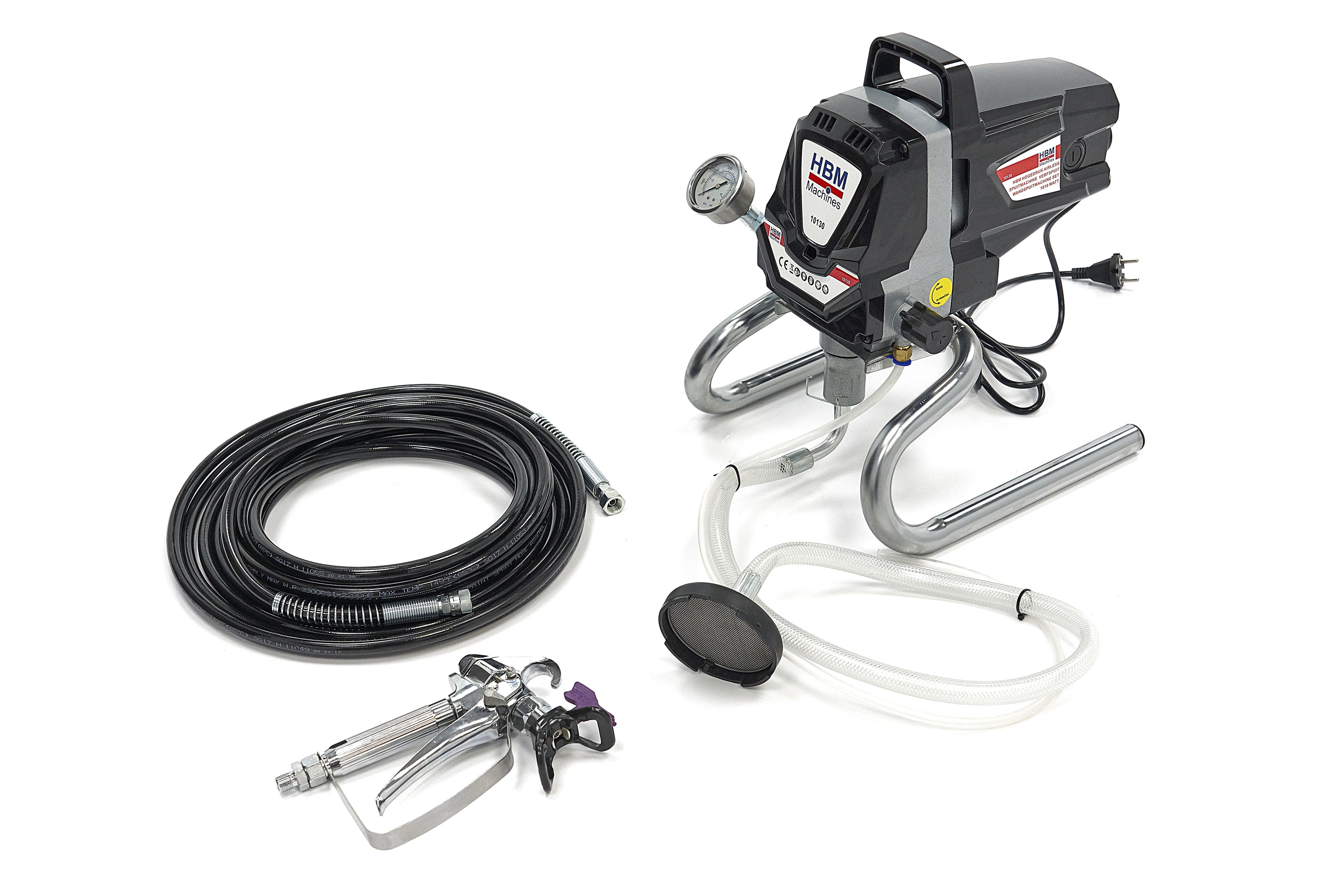 HBM Hogedruk Airless Verfspuitmachine 1010 Watt Image 5