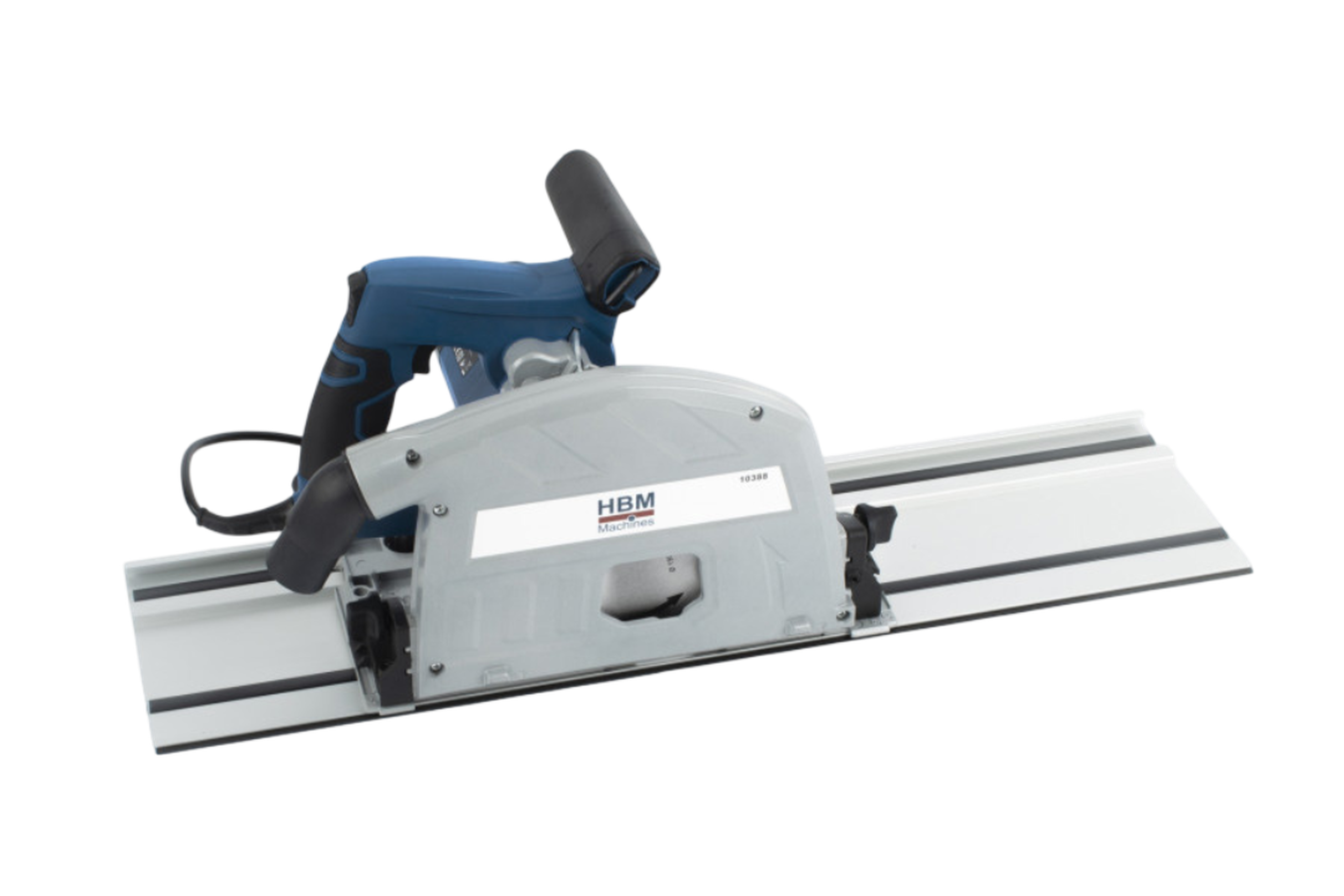 HBM Scie plongeante professionnelle de 190 mm et 1 400 watts avec règle de 2 x 700 mm Image 2