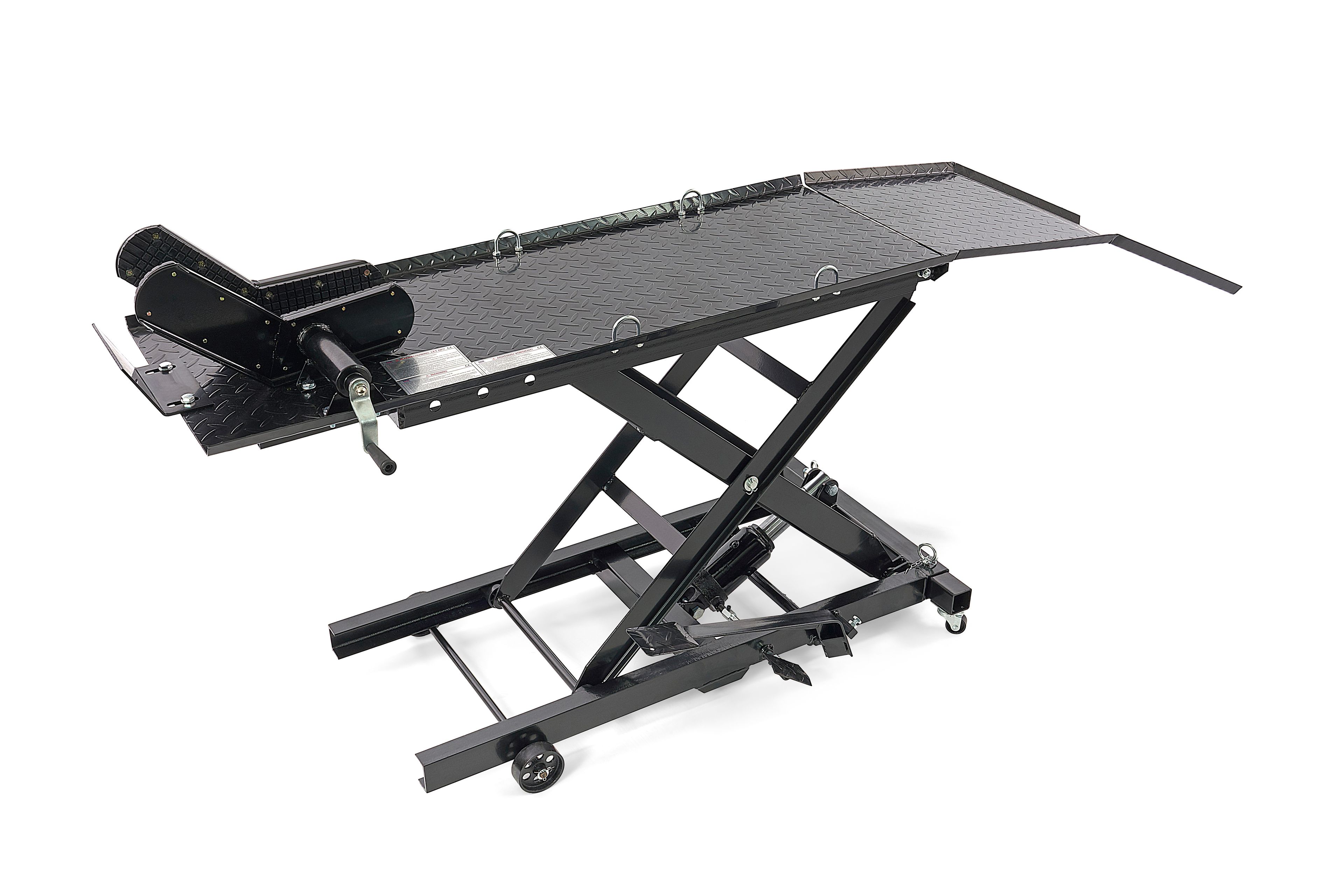 HBM Tavola sollevamento moto 360 kg – Nero Image 2