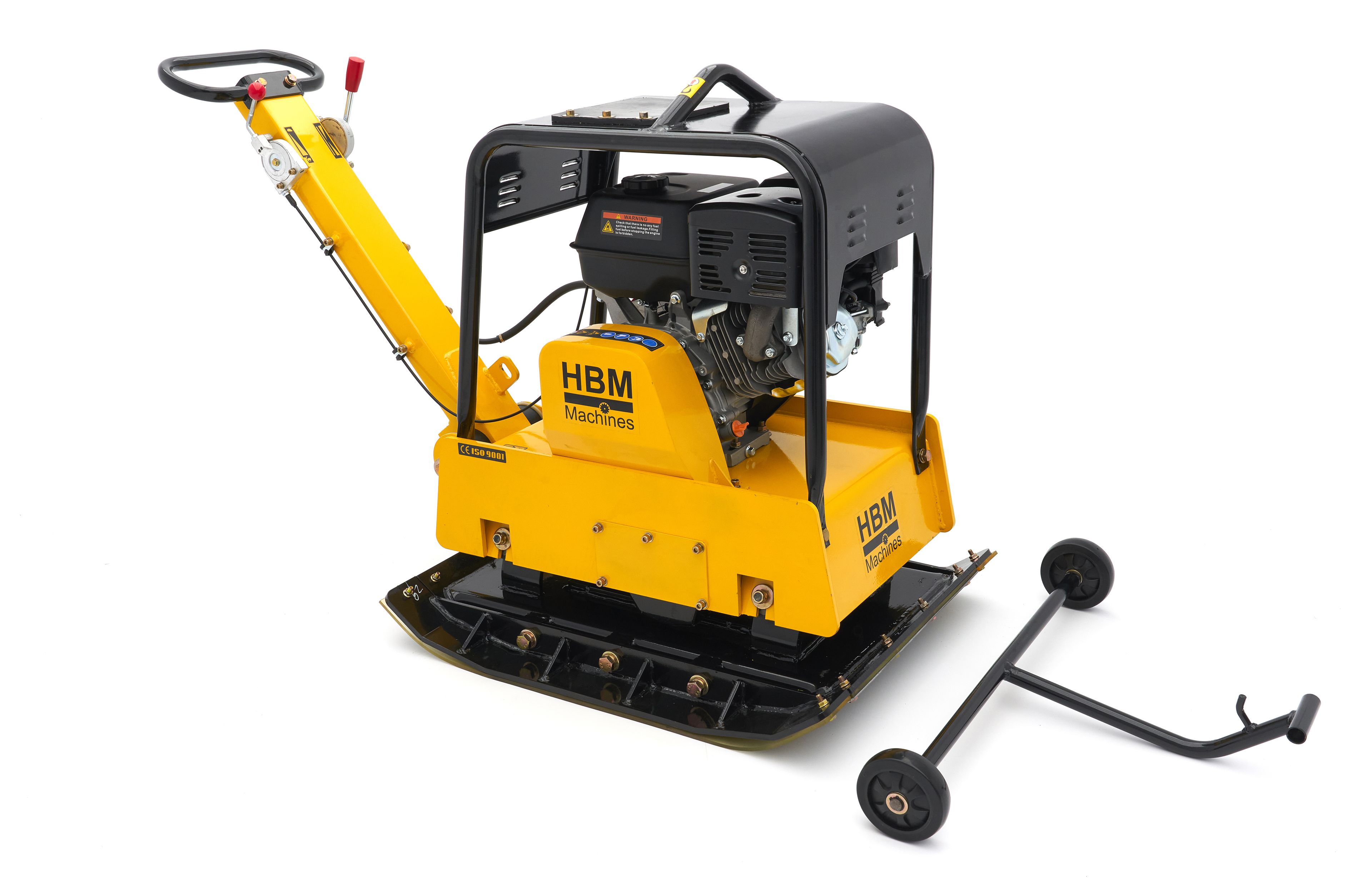 HBM Professional 13 HP - 38KN Plaque vibrante réversible 820 x 650 mm, y compris les roues et la plaque de protection de pavage Image 12