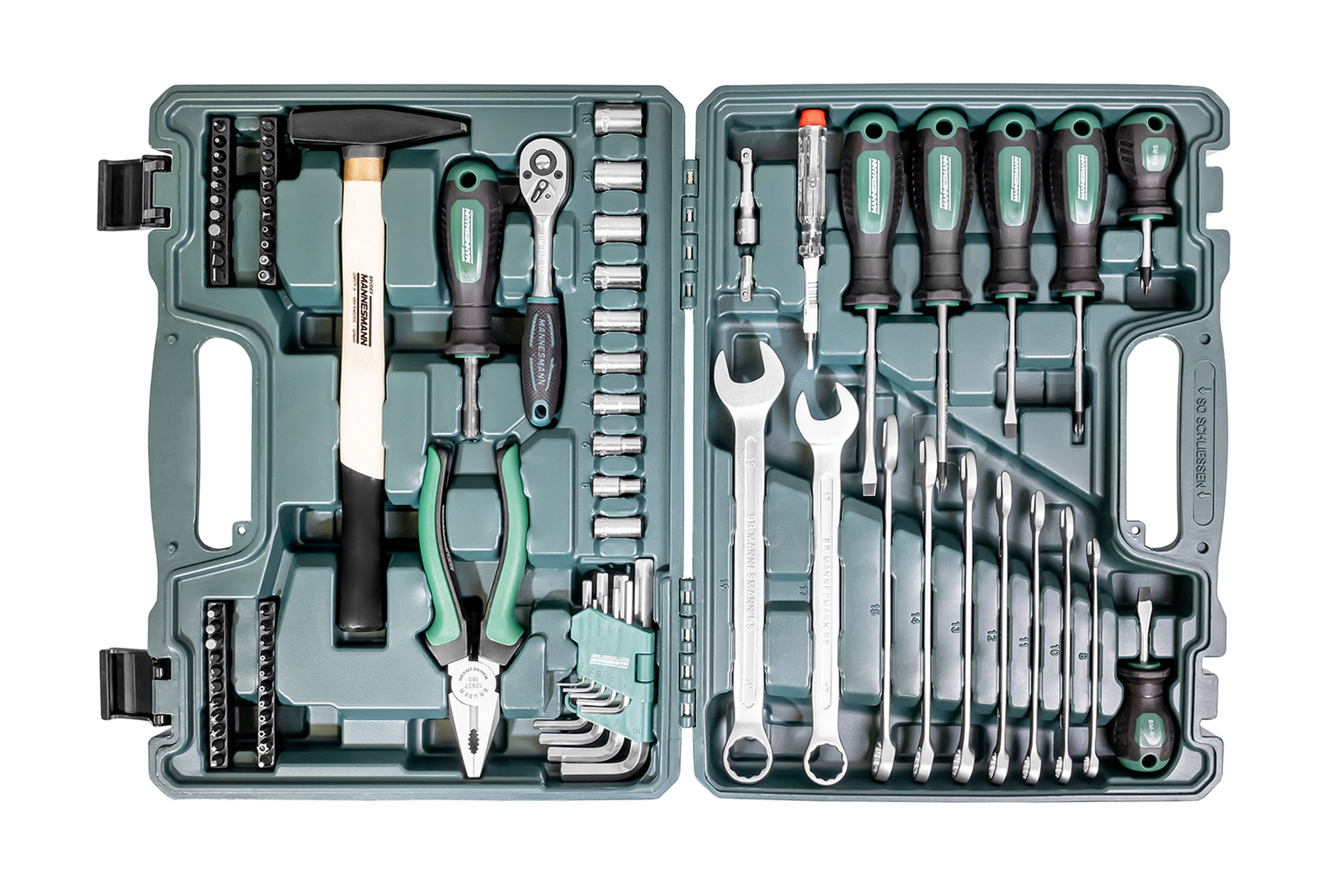 Brueder Mannesmann Maletín de Herramientas, 85 Piezas Image 2