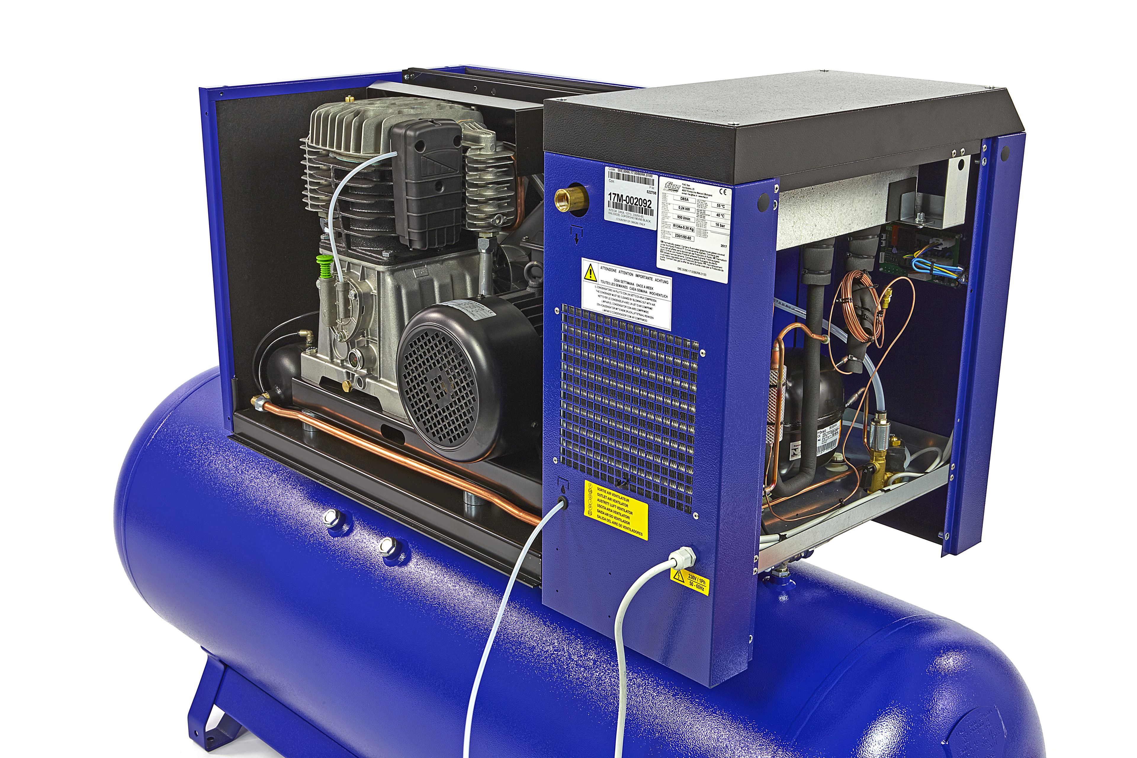 Michelin 10 PS 500 Liter schallgedämpfter Kompressor MCXD 988/500 N MIT TROCKNER Image 7