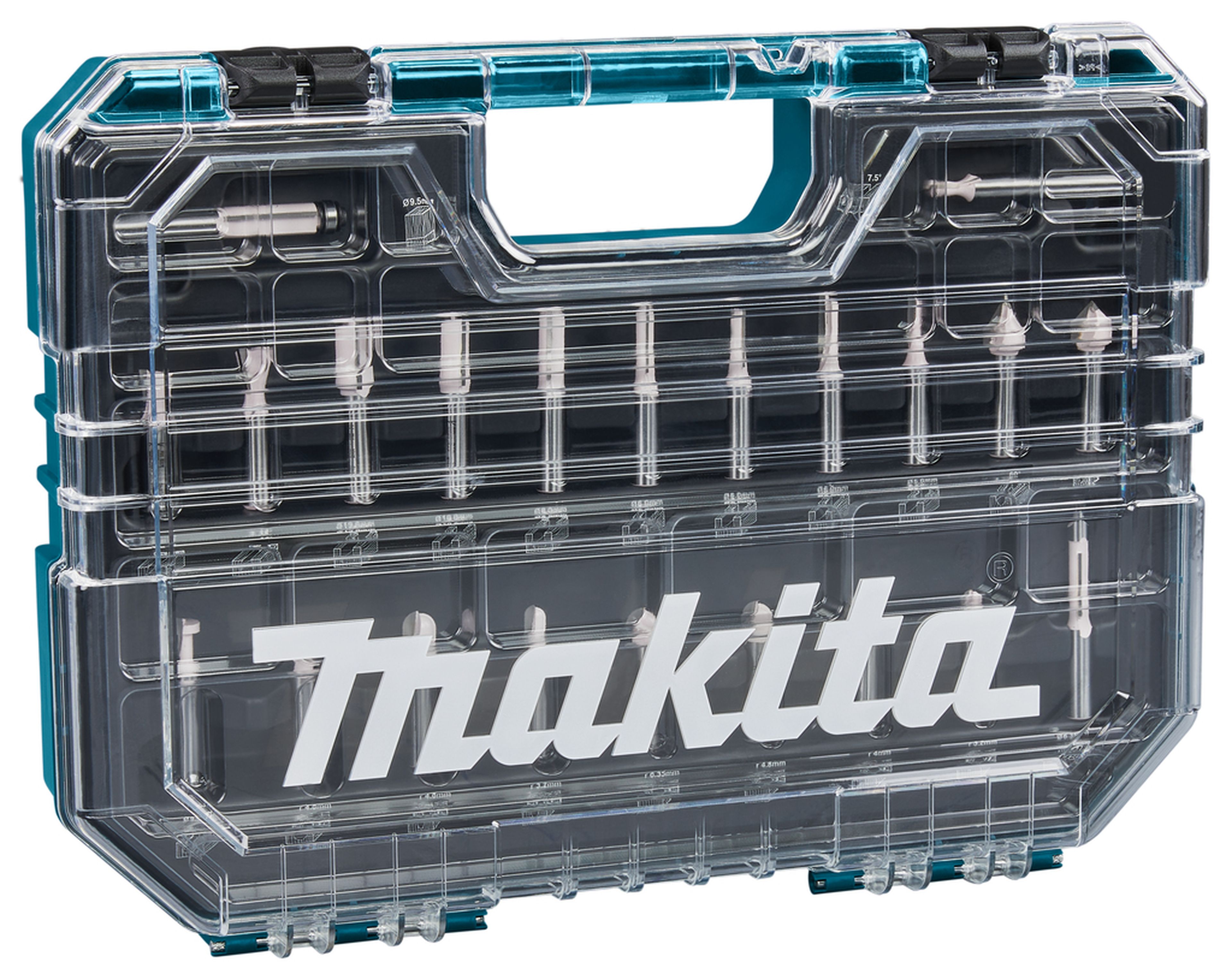 Makita freesset 8 mm, 22-delig, D-74784 Image 2