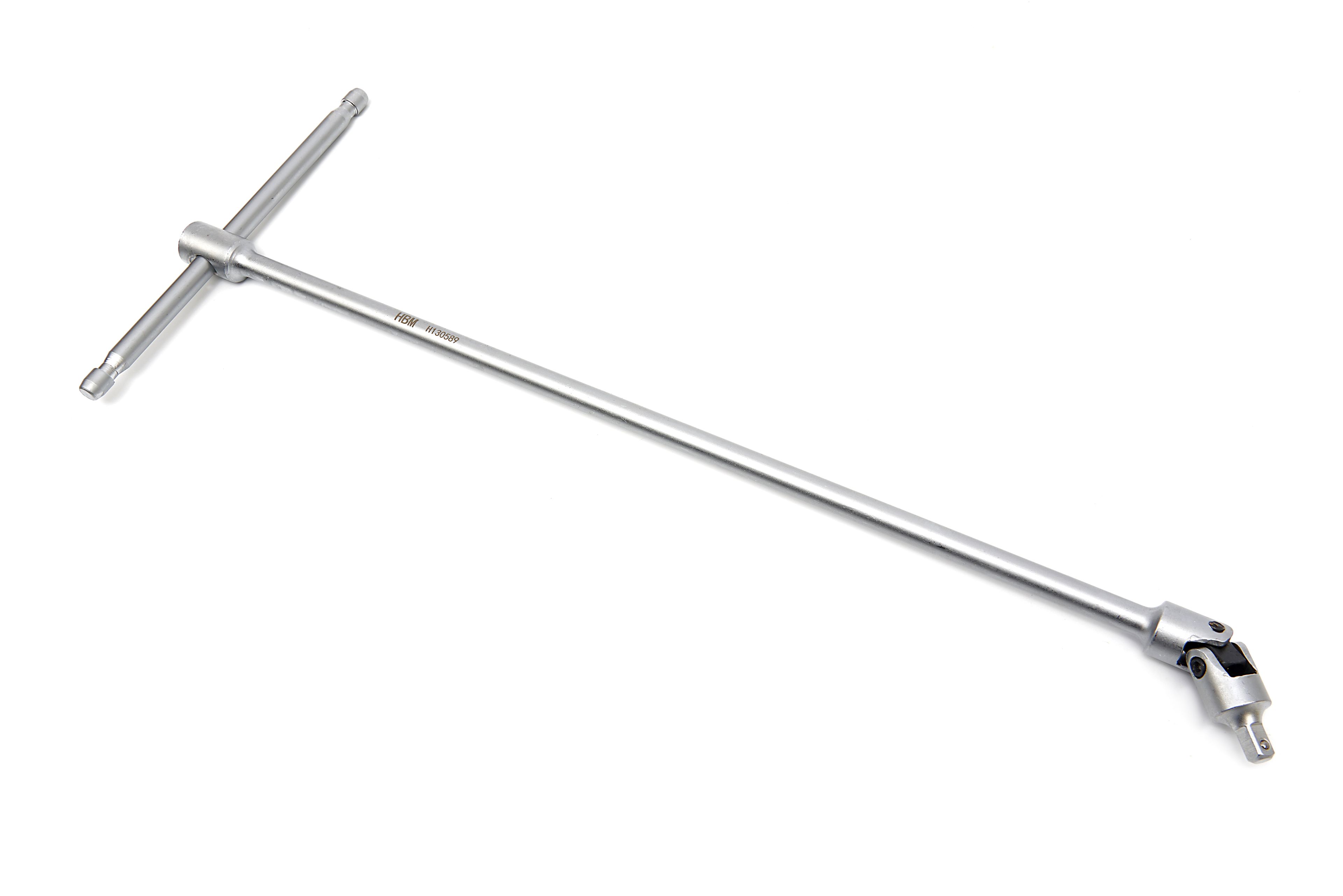 Clé en T extra longue HBM avec joint de cardan 400 mm 1/4 pouce Image 2