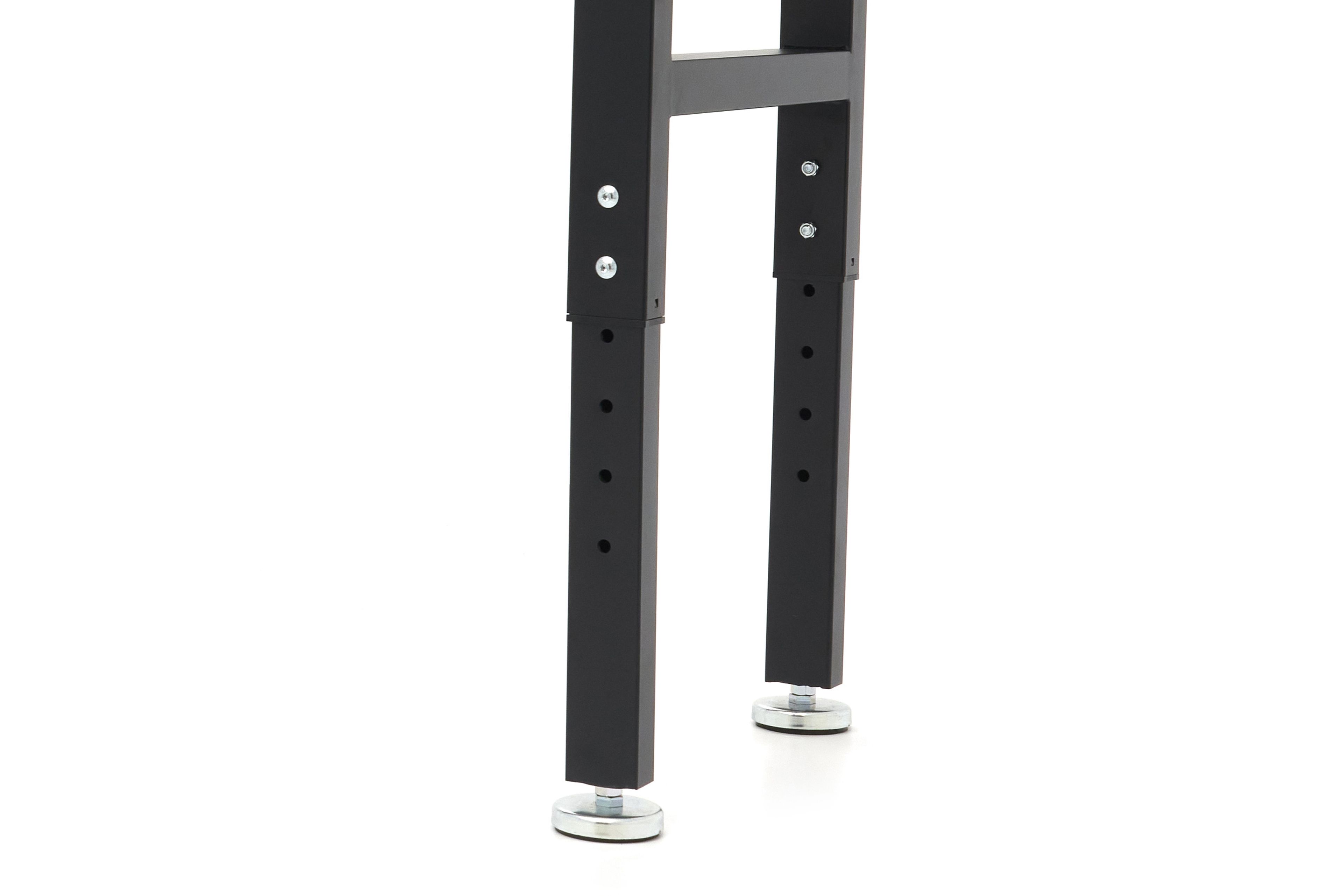 HBM in hoogte verstelbare werkbank met massief houten werkblad en lade 152 cm Image 9