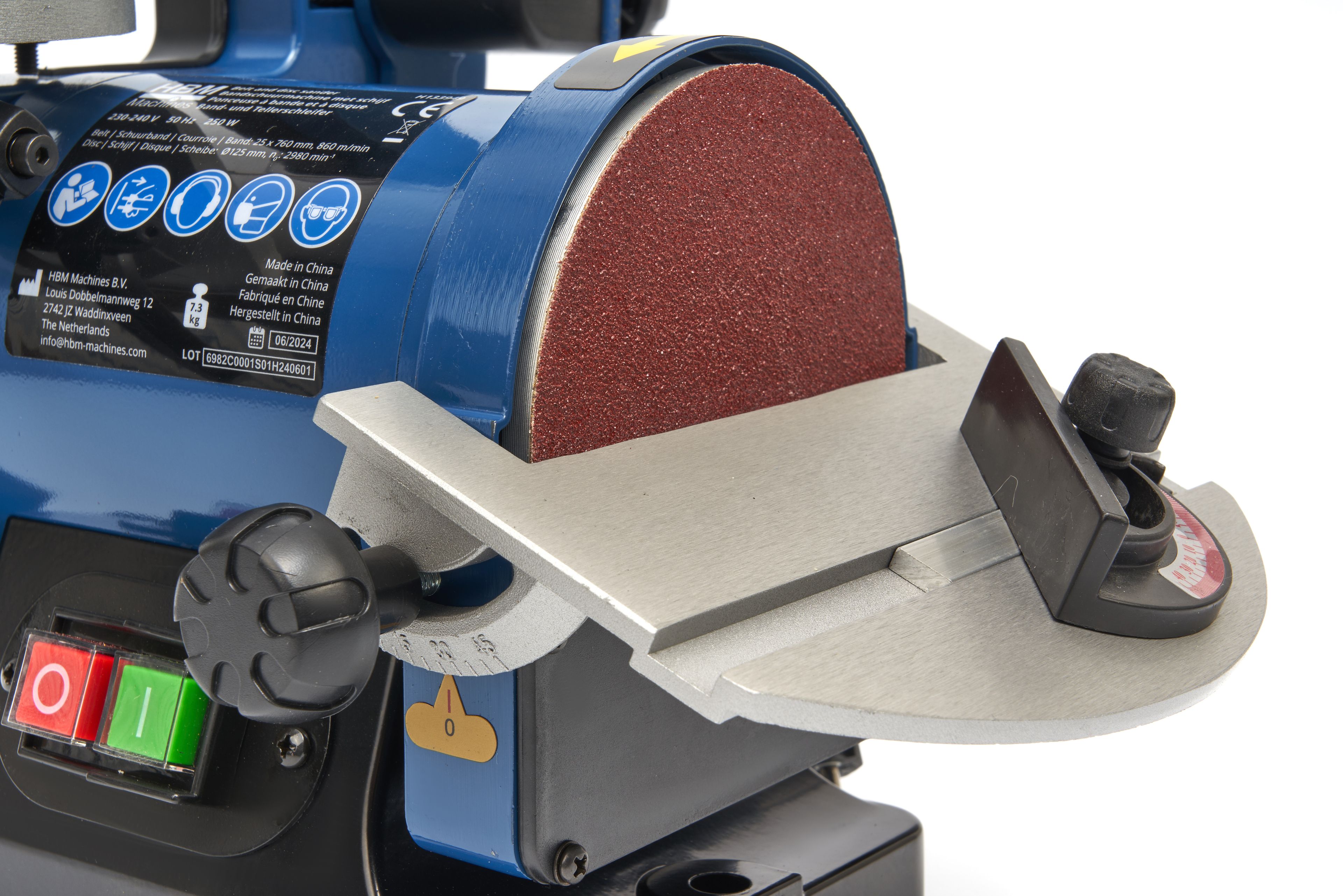 HBM Ponceuse à bande et à disque 25 x 760 mm Image 5