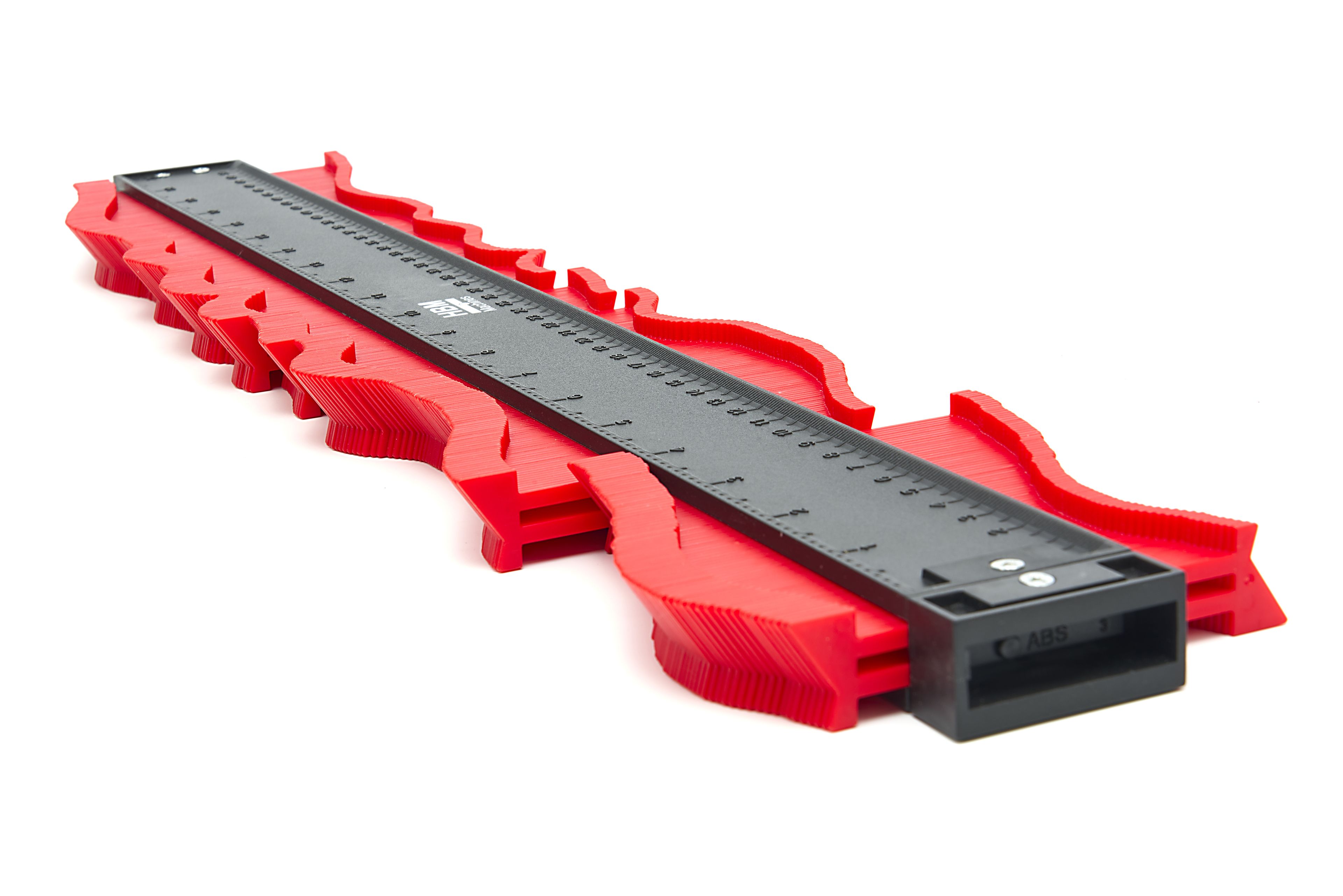 HBM magnetische profielmal 525 x 100 x 20 mm Image 3