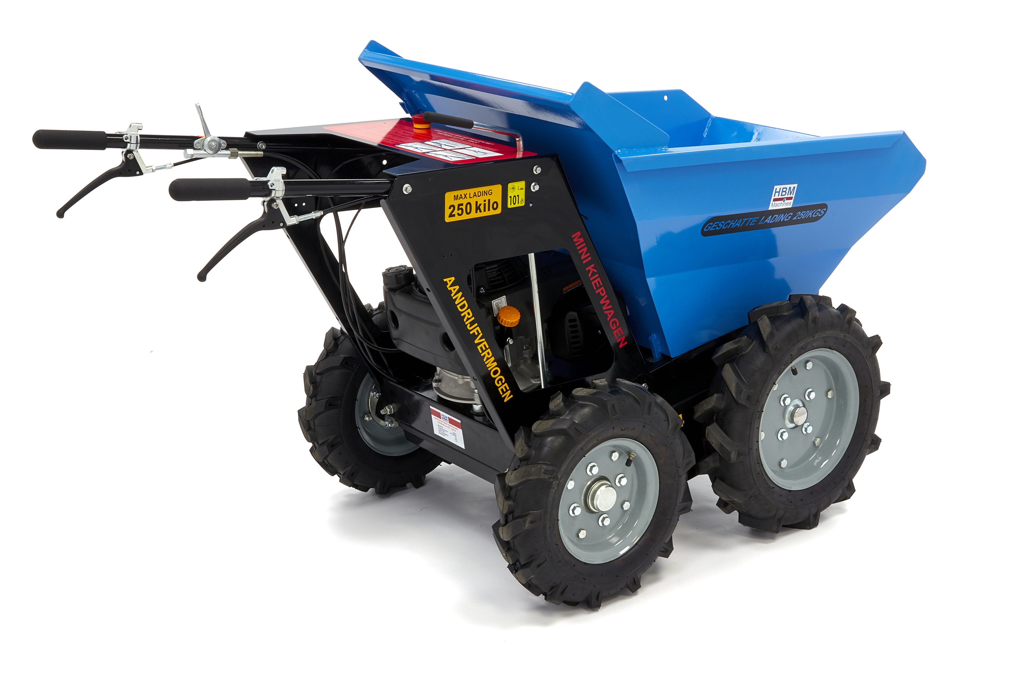 HBM 250 KG Mini Dumper met Kiepbak 6.5 PK - 196cc Image 5