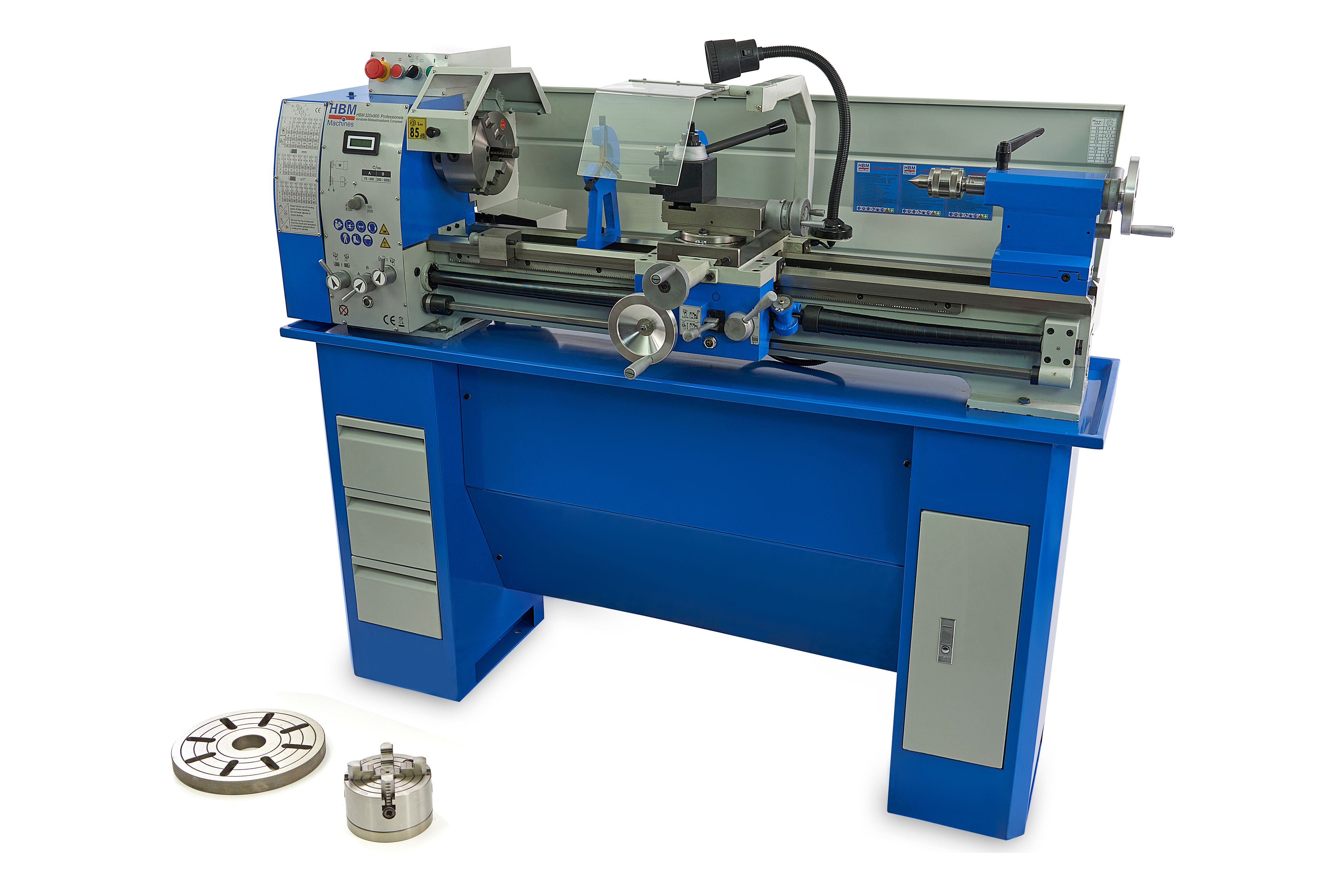 HBM torno para metal 320 x 900 vario