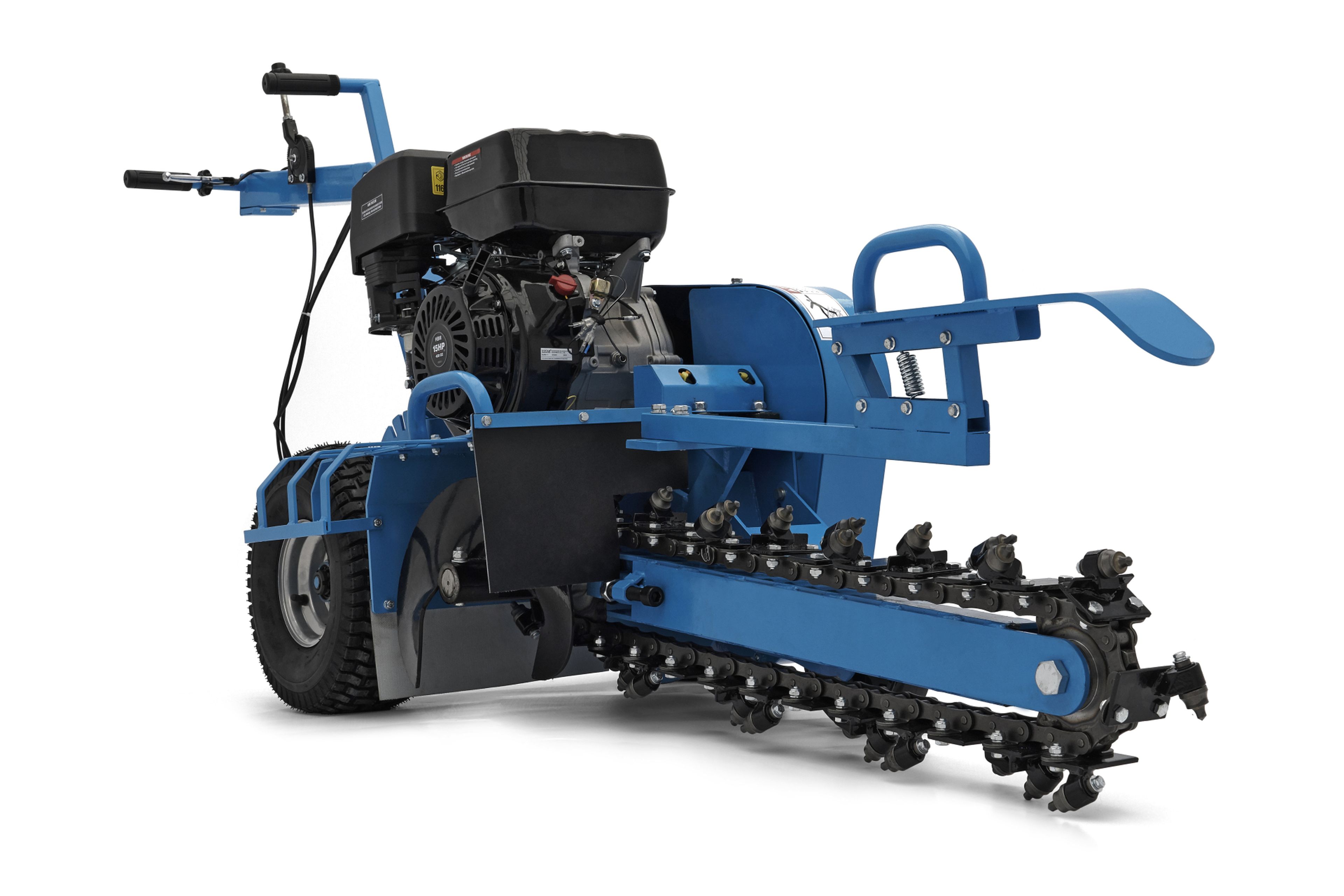 HBM Professional 15 HP Grabenfräse / Kabelschneider Image 8