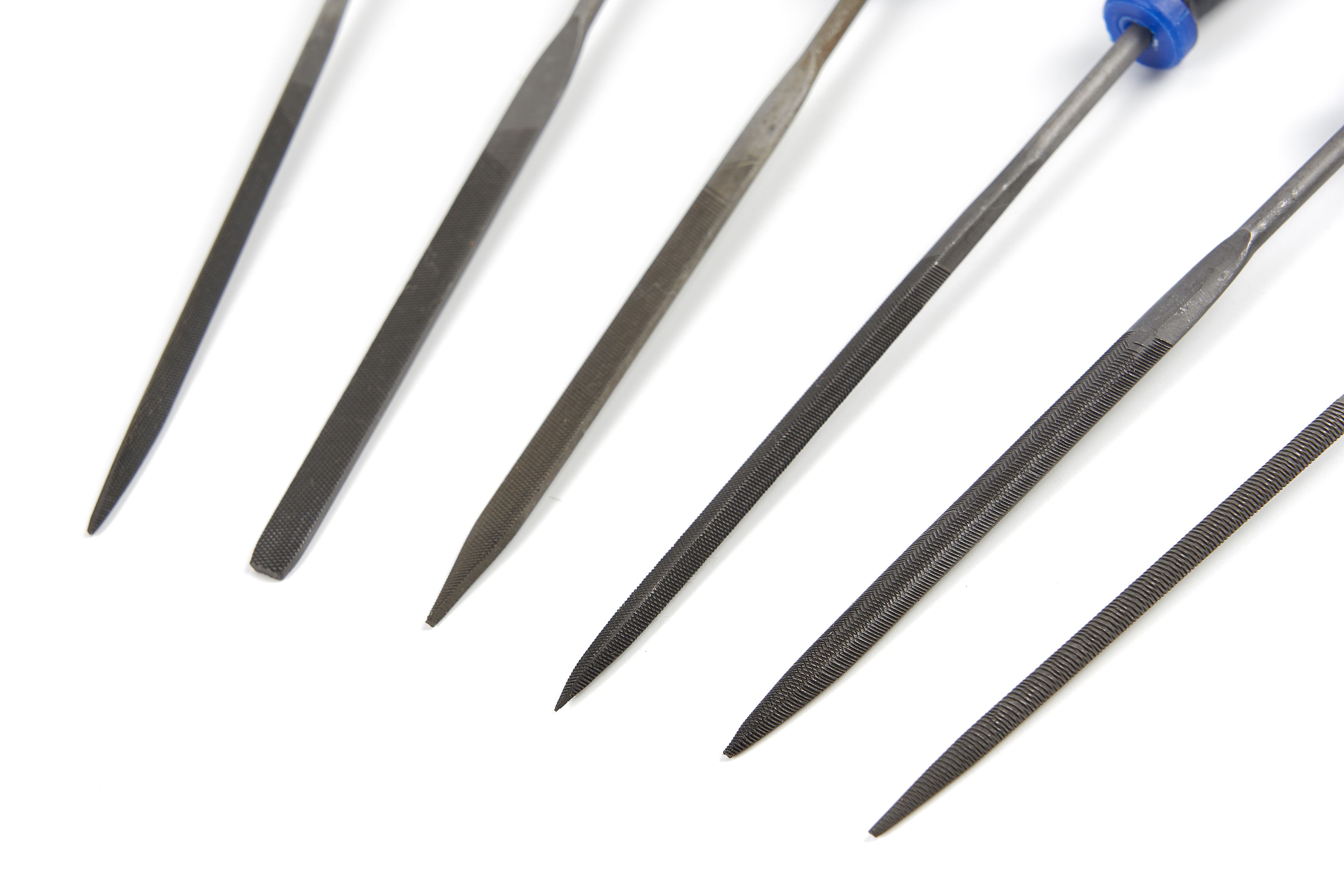 HBM 6 Piezas Deluxe Juego de Lima de Aguja, Juego de Limas para Llave con Mangos de Suave Agarre Image 3