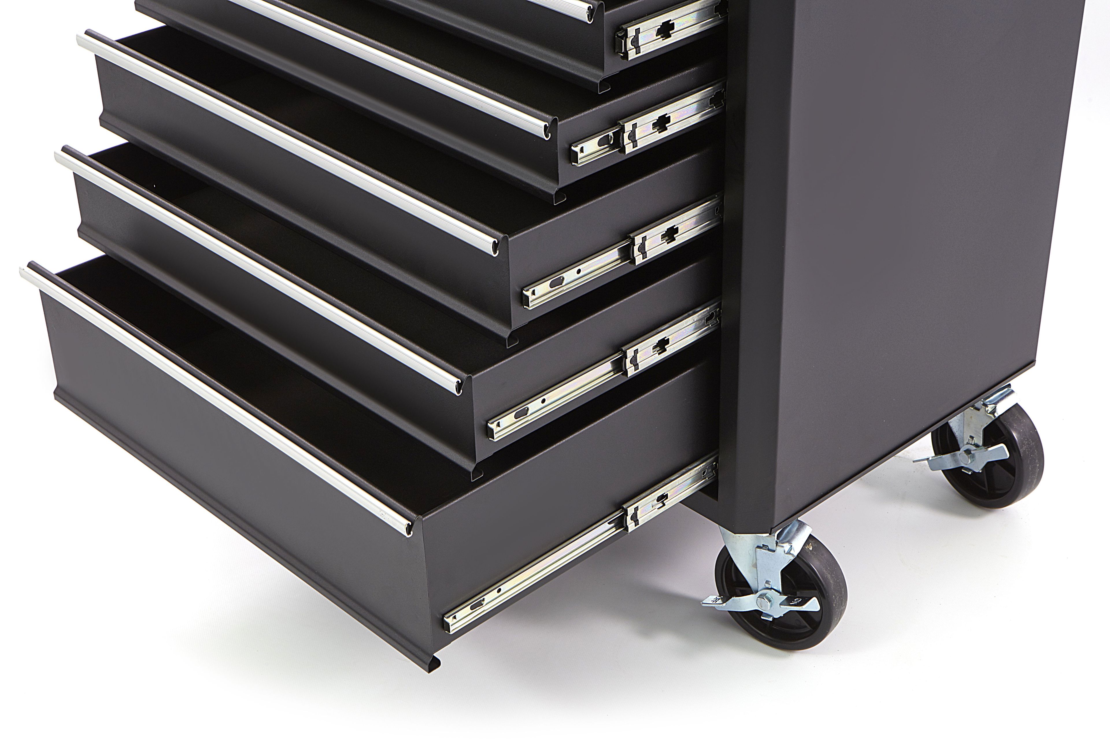HBM gereedschapswagen met 7 laden, 66 cm, zwart Image 6