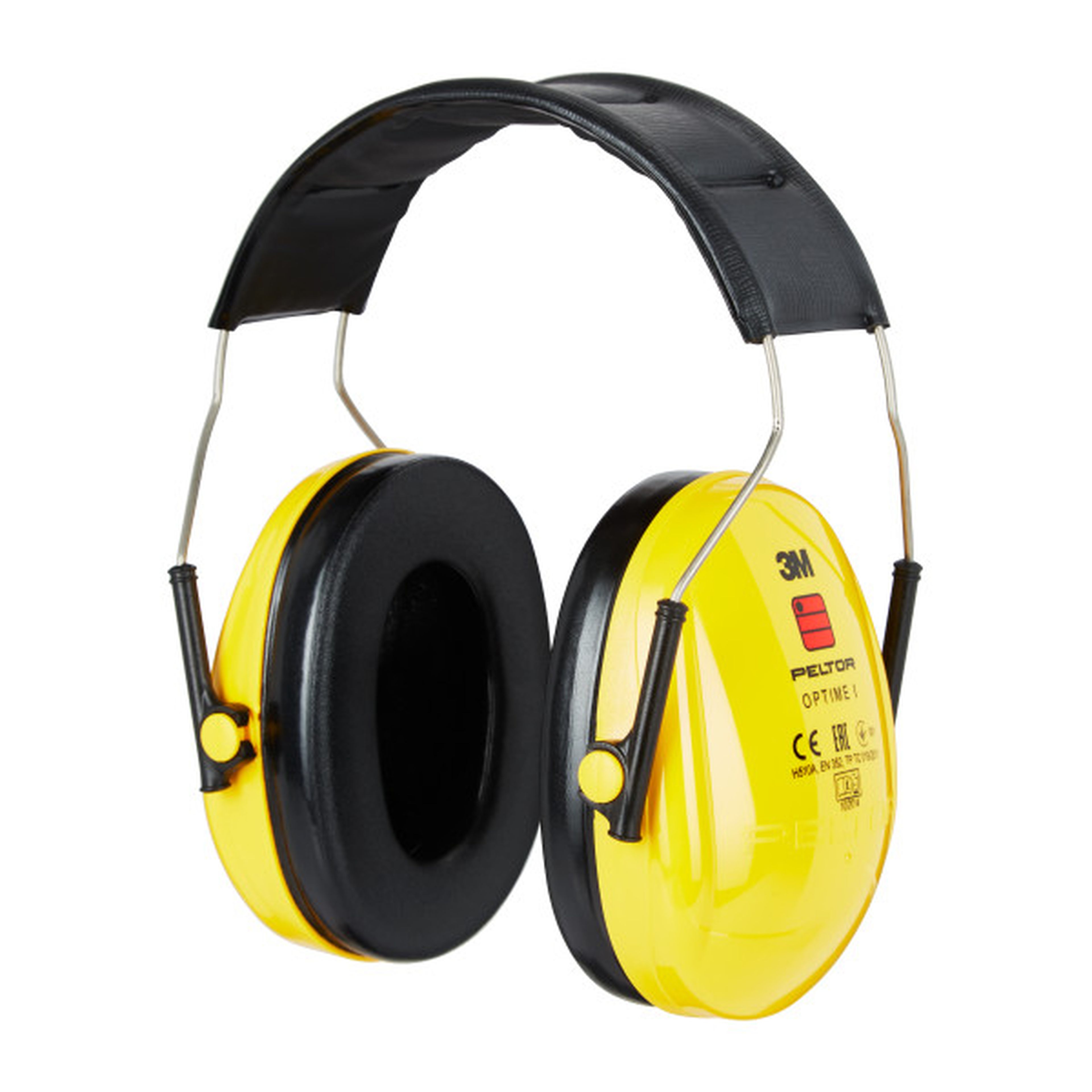 3M PELTOR Optime I Casque antibruit, 27 dB, jaune, serre-tête, H510A-401-GU Image 2