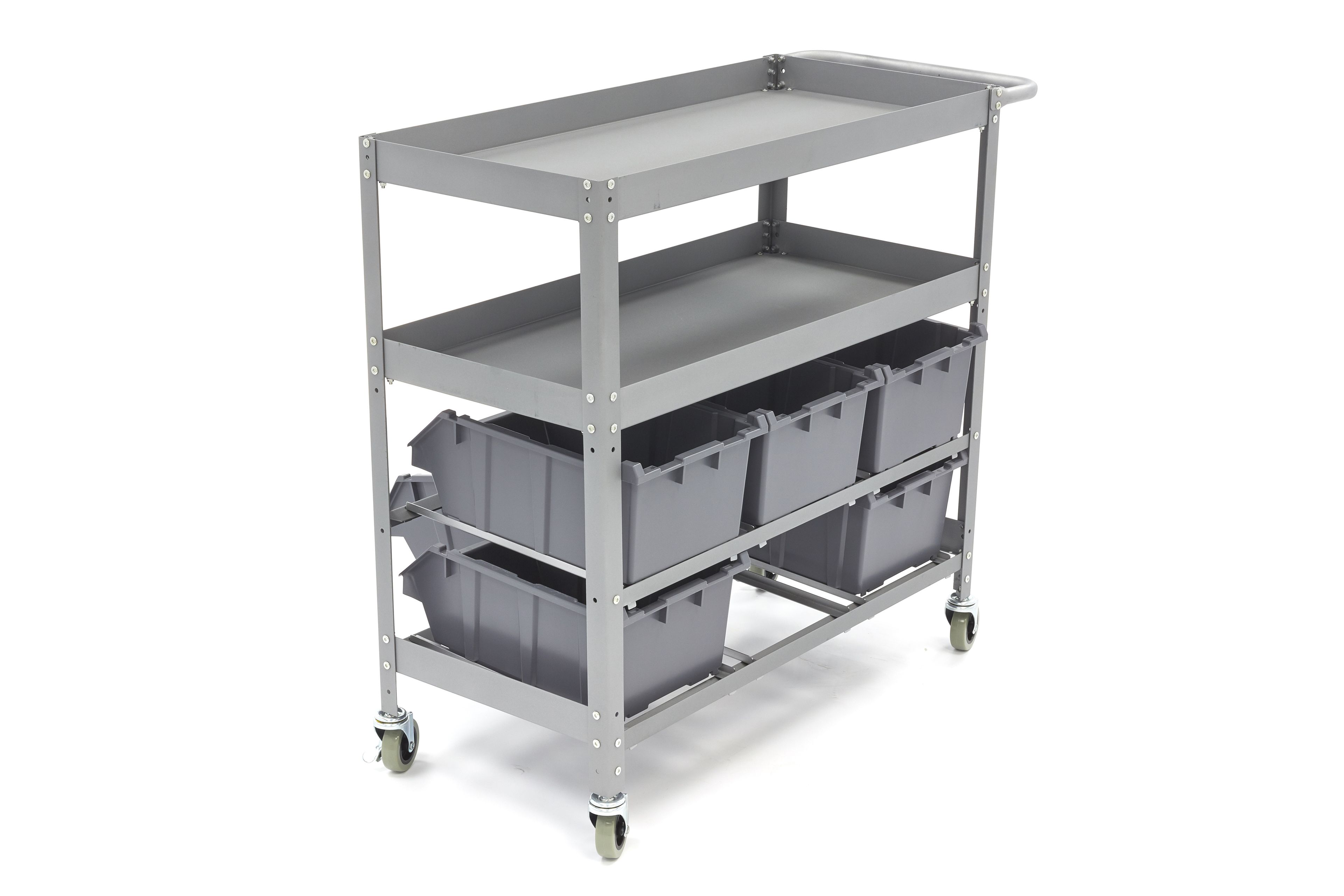 HBM Universele Gereedschapswagen Met 6 Opbergbakken Image 6