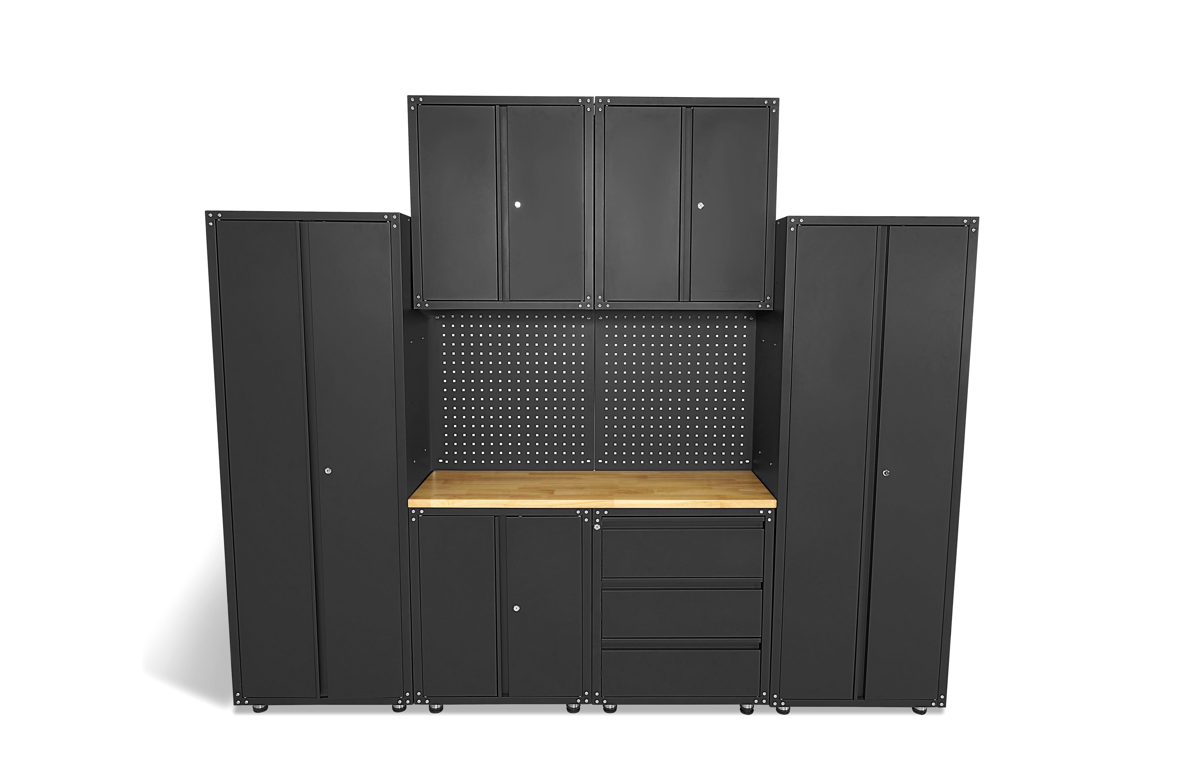 HBM Sistema di officina premium, 9 pezzi, nero opaco, modello 2 Image 2