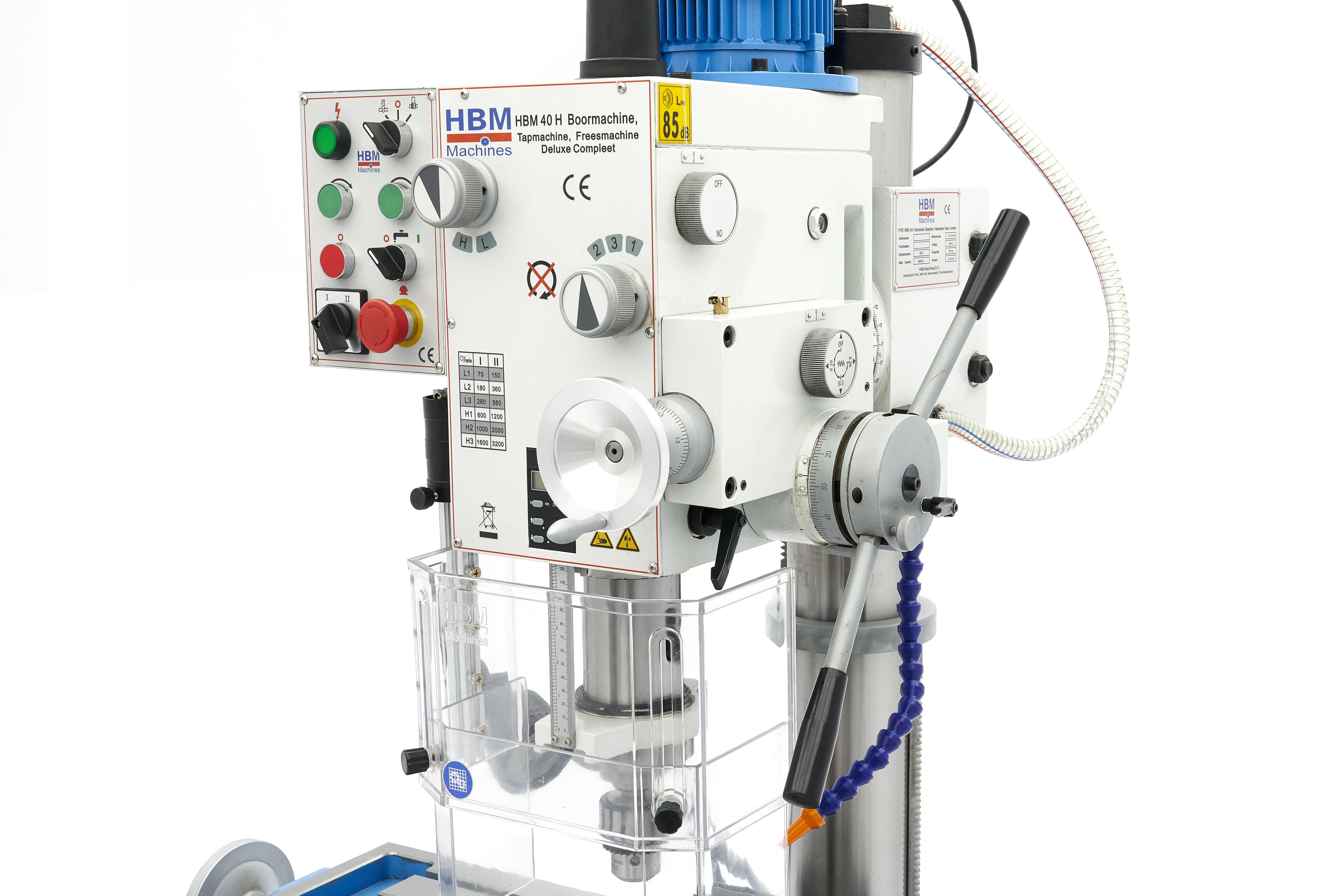 HBM 40 H Boormachine, Tapmachine, Freesmachine Deluxe Compleet Image 12