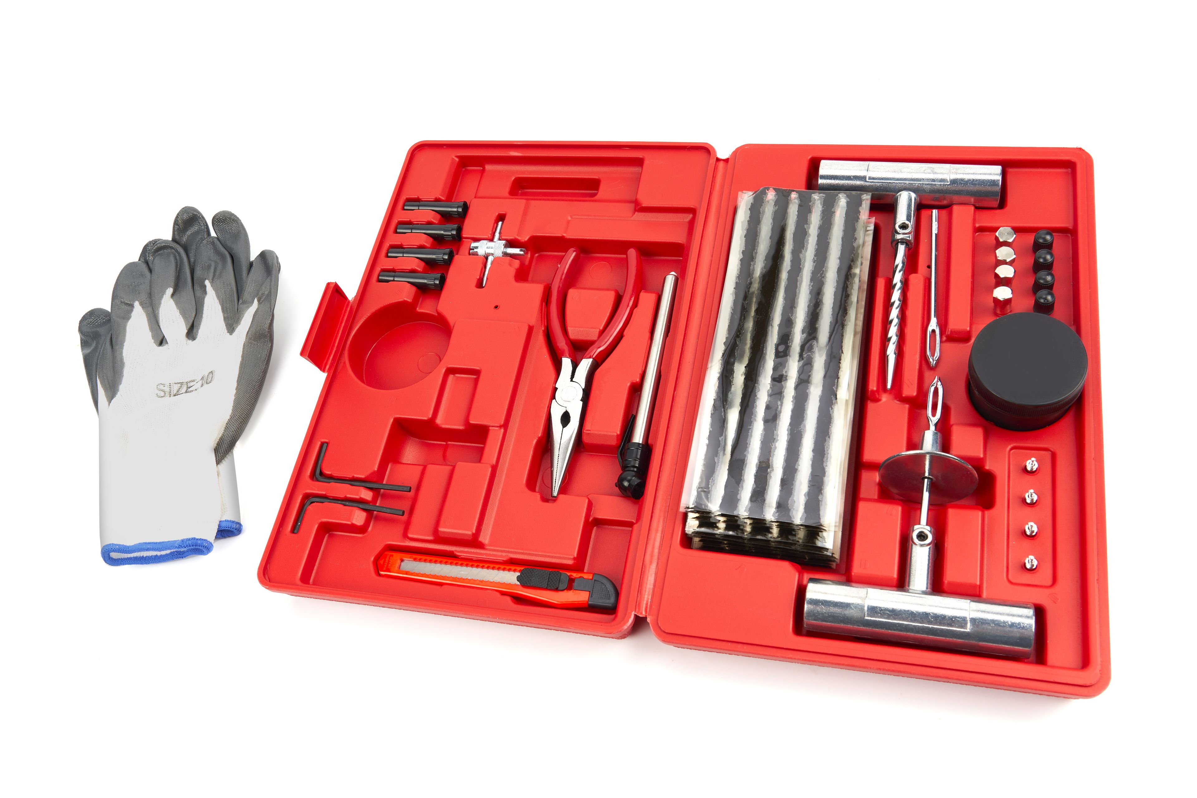 HBM Set di riparazione pneumatici 64 pezzi Completo Image 7