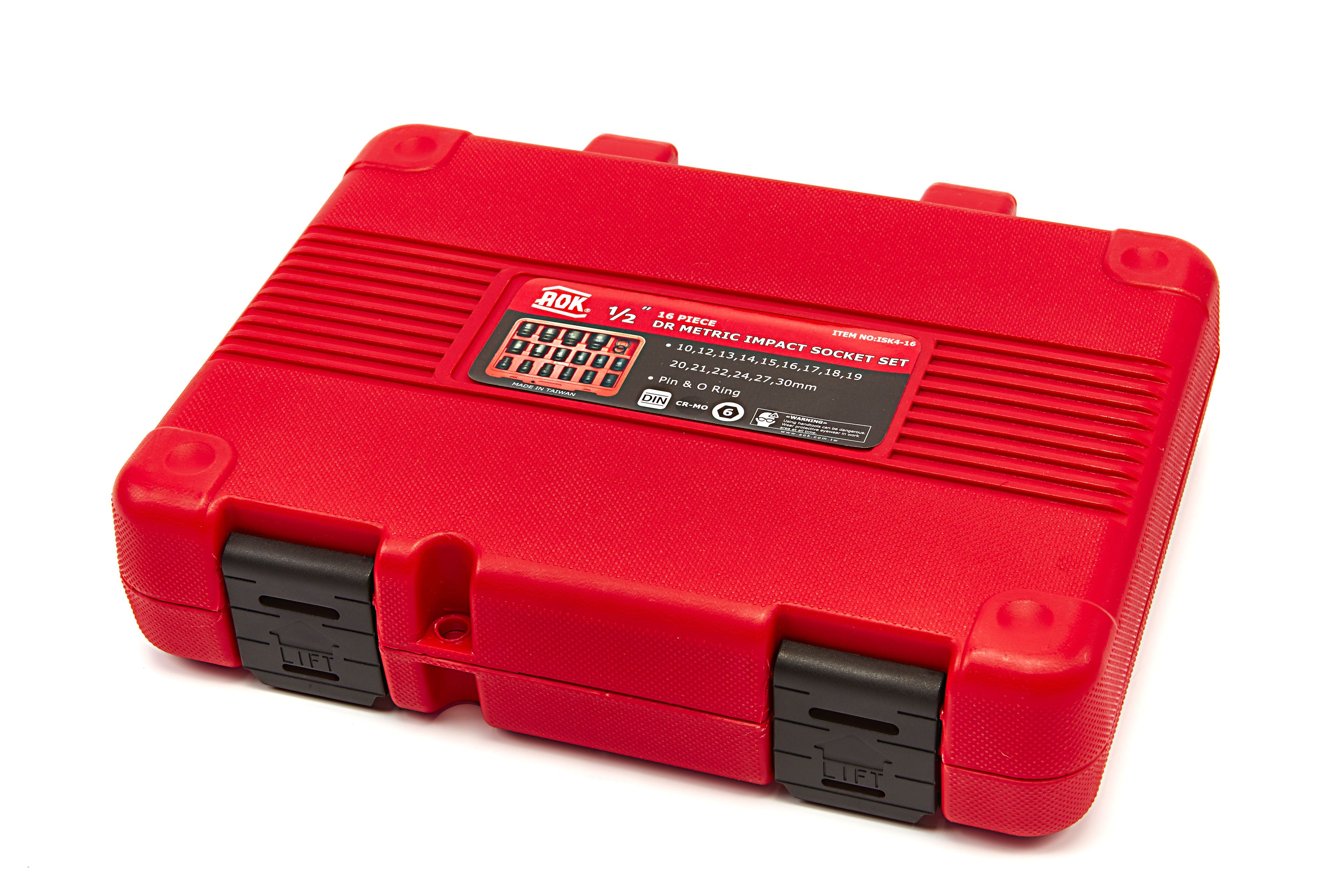 AOK Set de douilles 1/2 inch 16 pièces Image 4