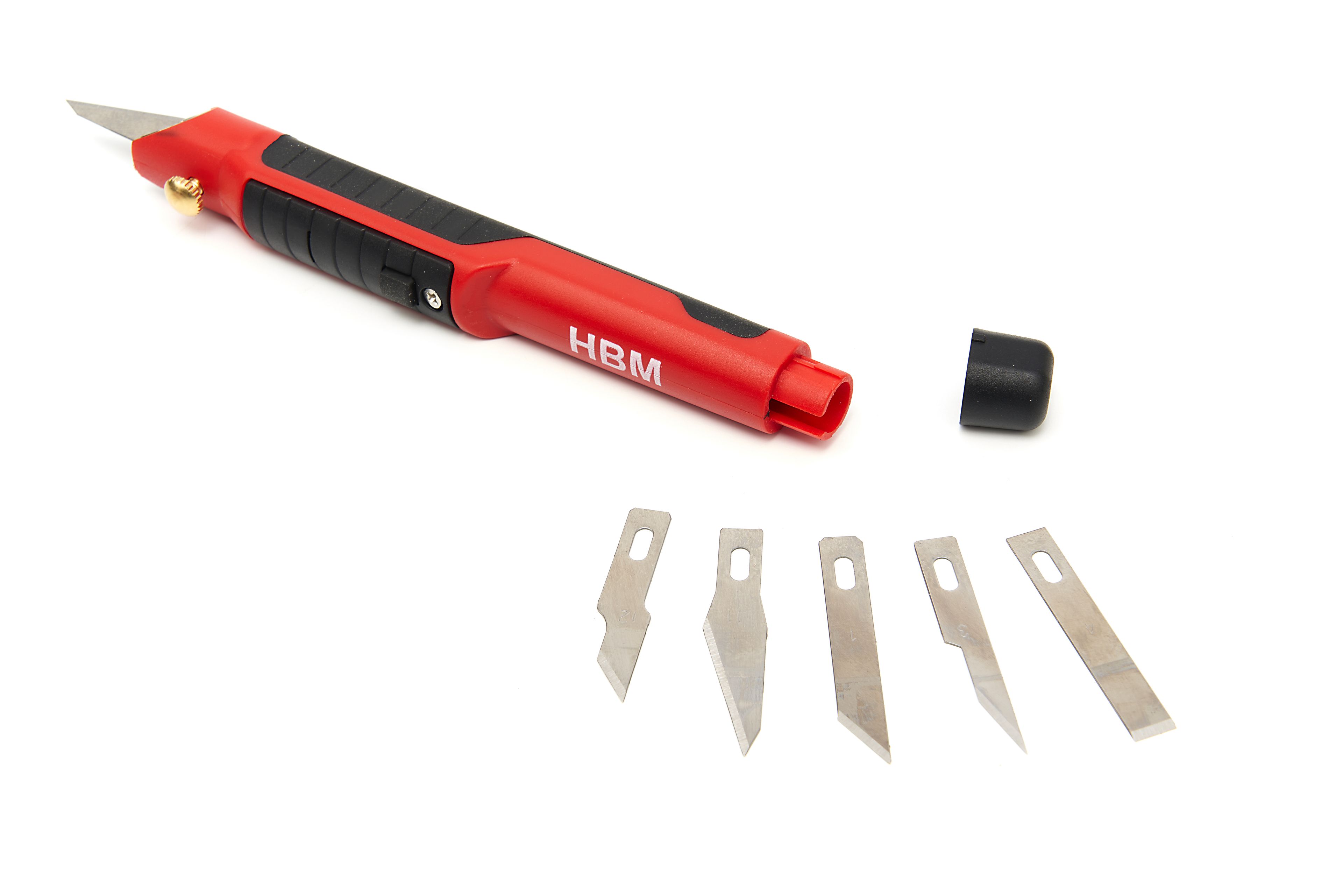 HBM Hobbymesser-Set mit LED-Lampe, 14-teilig Image 2