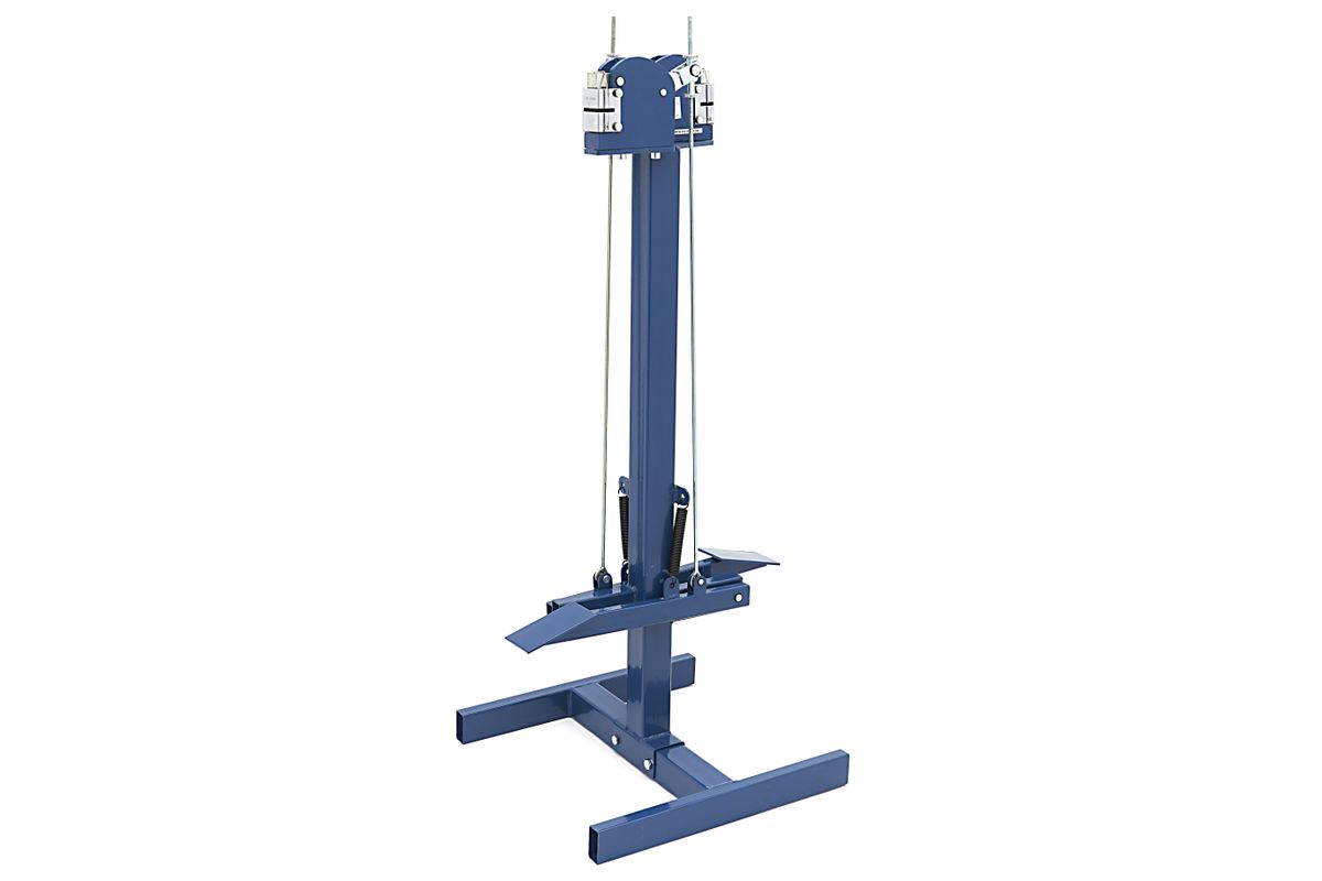 HBM Máquina de estirar y encoger con soporte
