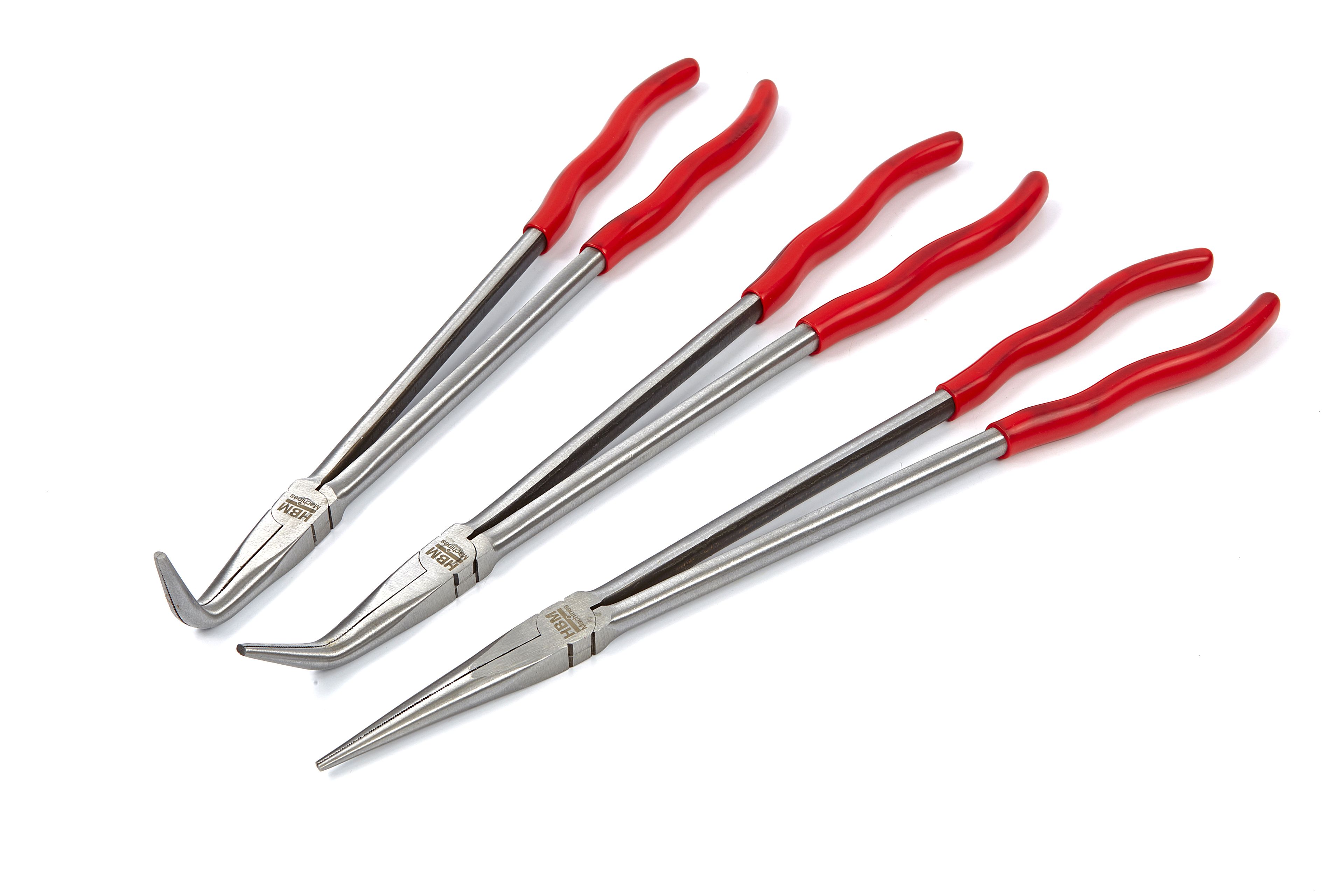 Conjunto de alicates largos de 400 mm de 3 piezas HBM Profi